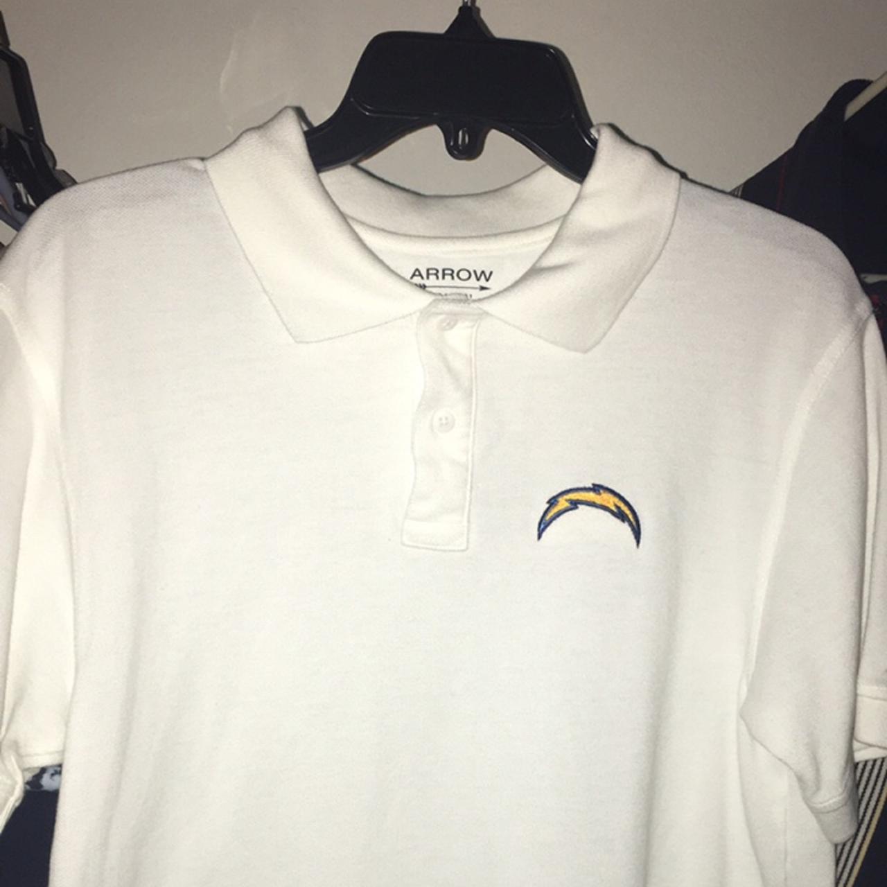 Chargers Football Polo Medium Like New depop rare - Depop