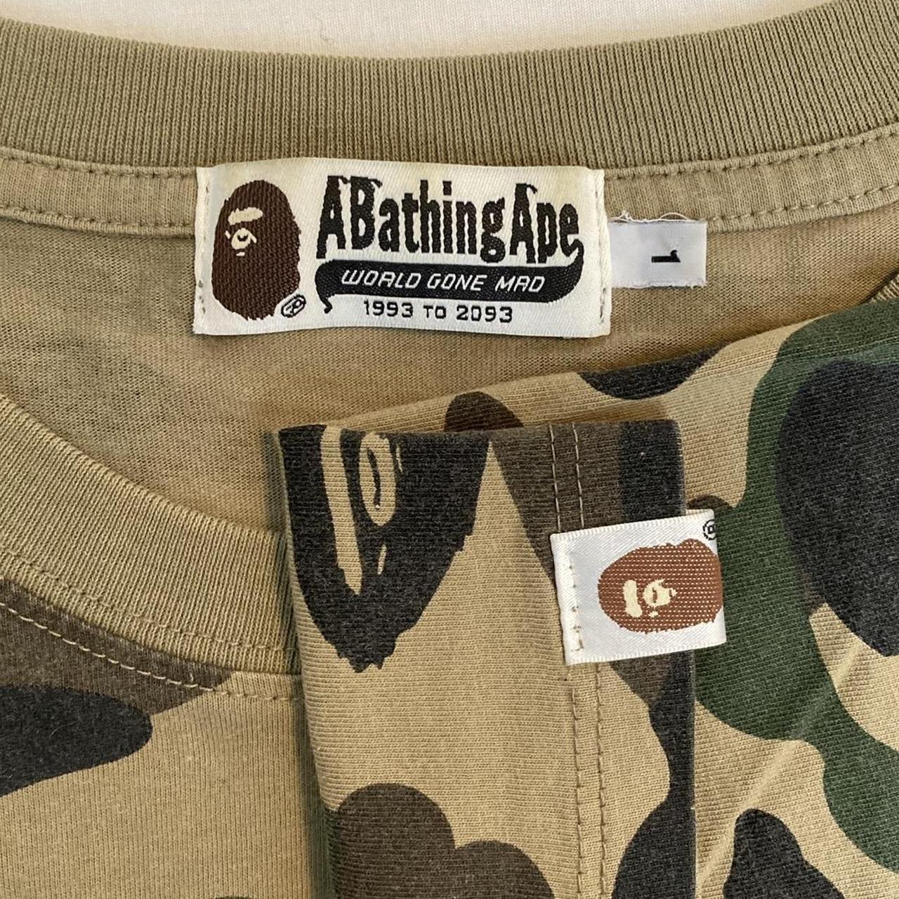 . BAPE tshirt from A Bathing Ape. Classic shark... - Depop