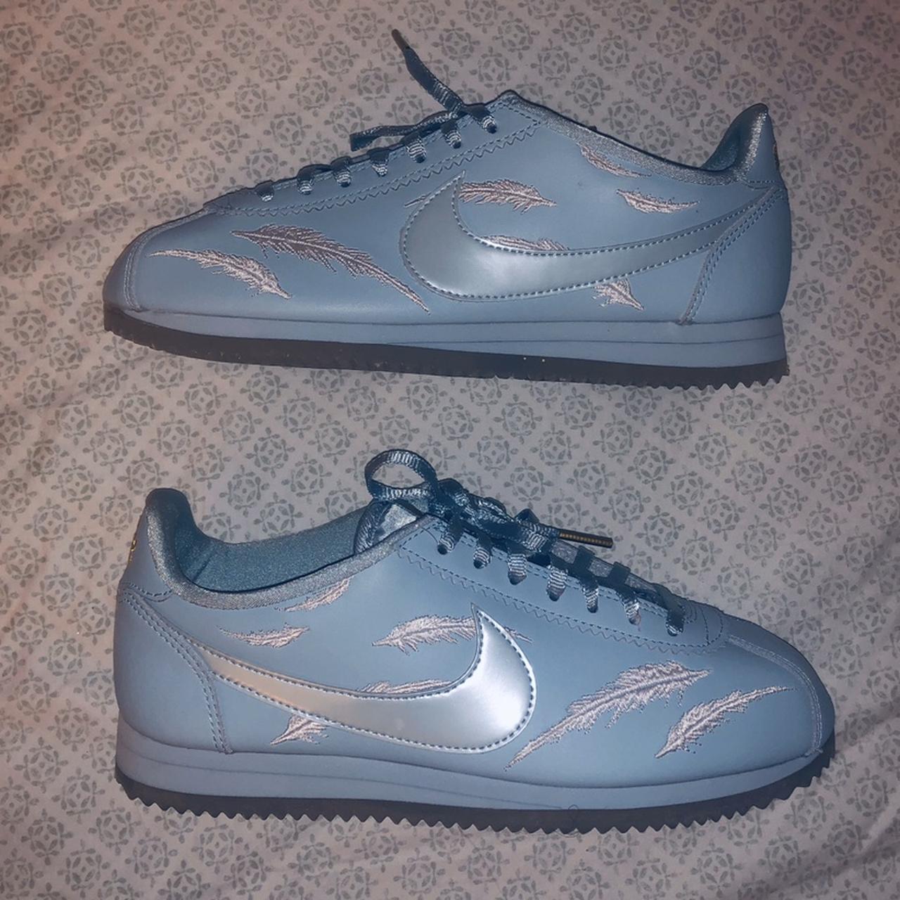 baby blue nike cortez