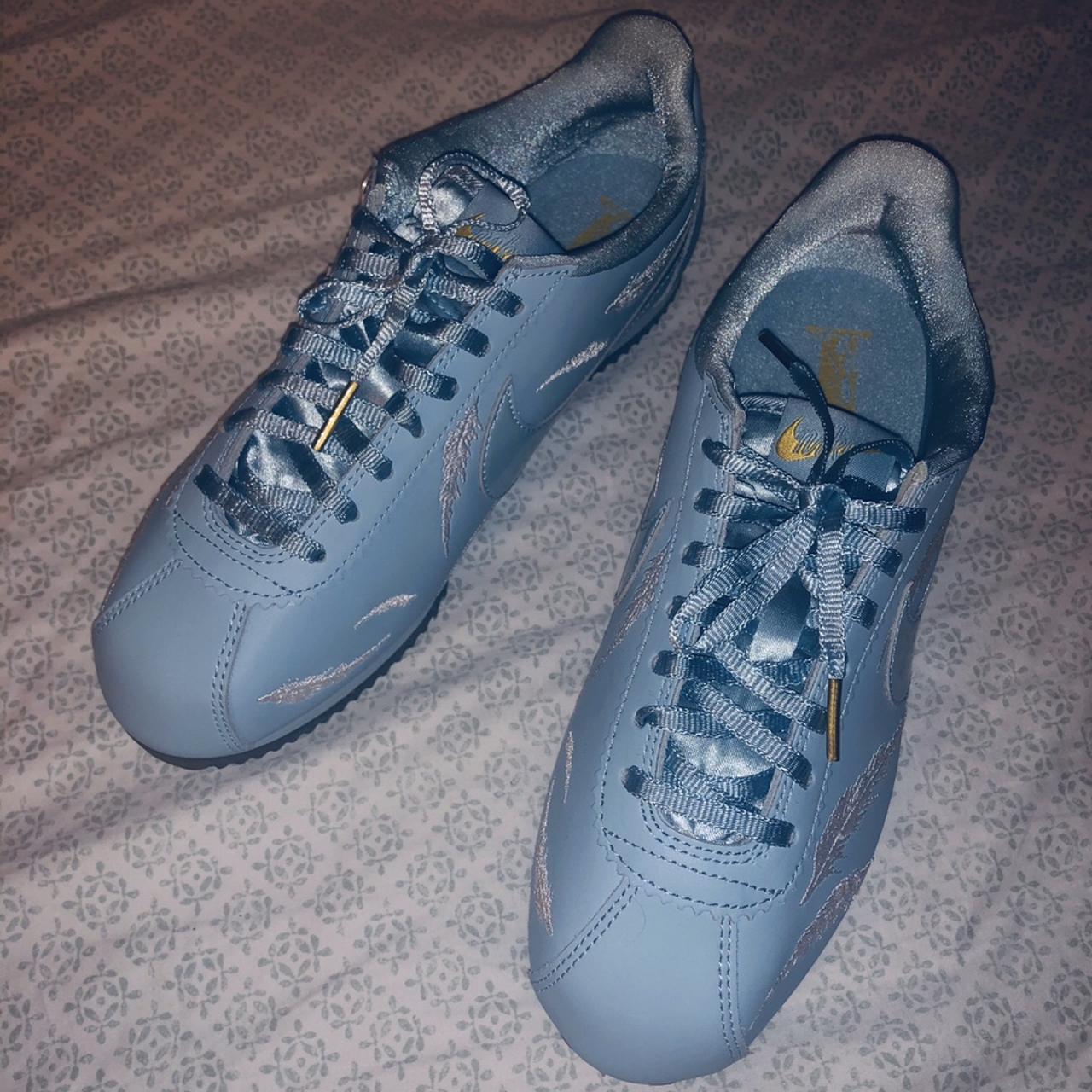 baby blue nike cortez