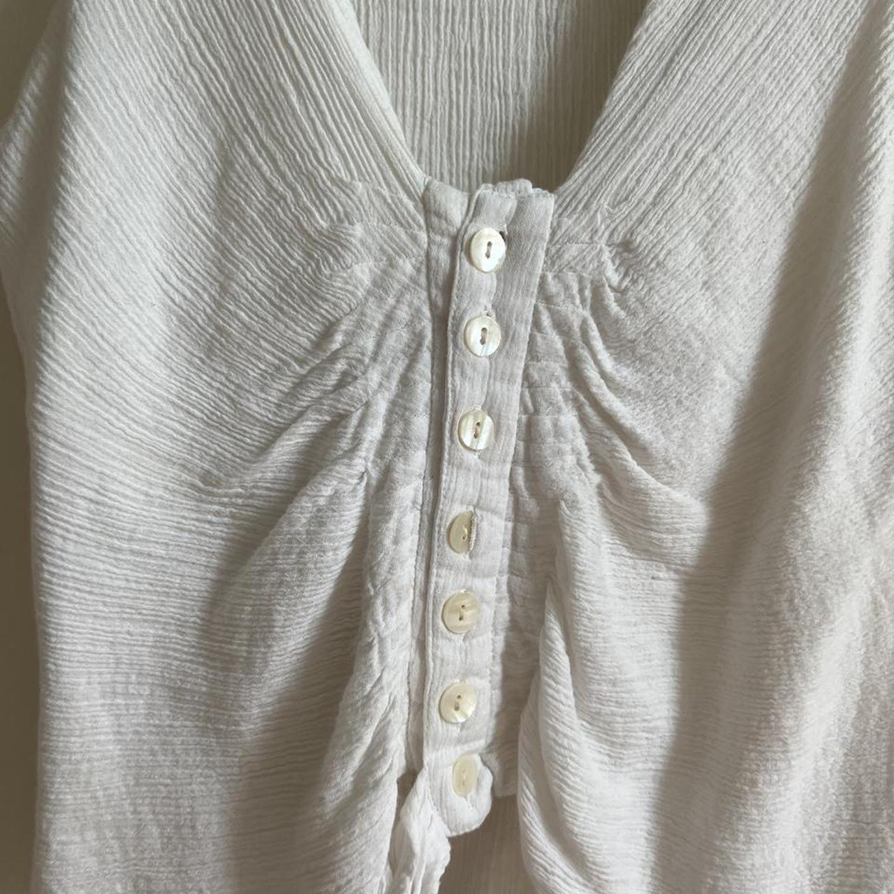 Gimaguas Doll Top in white. Size M but runs small so... - Depop