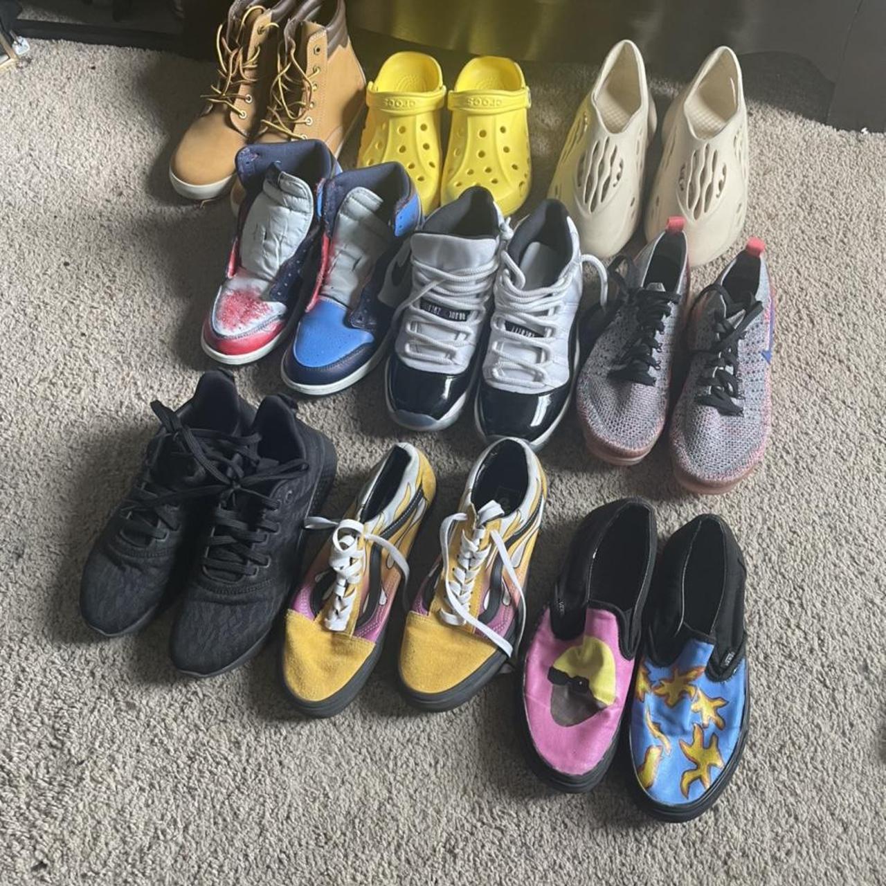 sneaker lot for sale! whole lot for 50 everything... - Depop