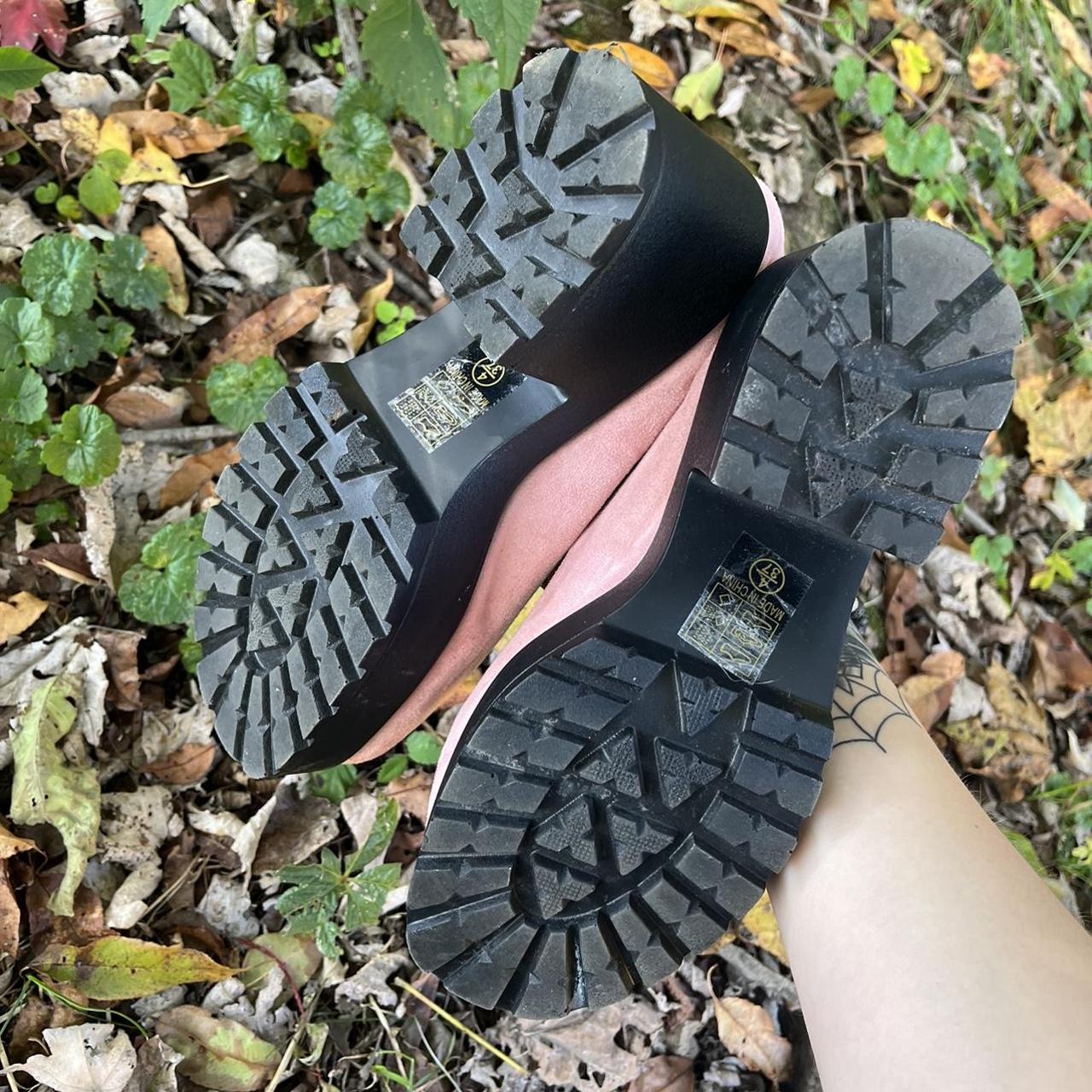 Pink Mary Janes These are the cutest chunky... Depop