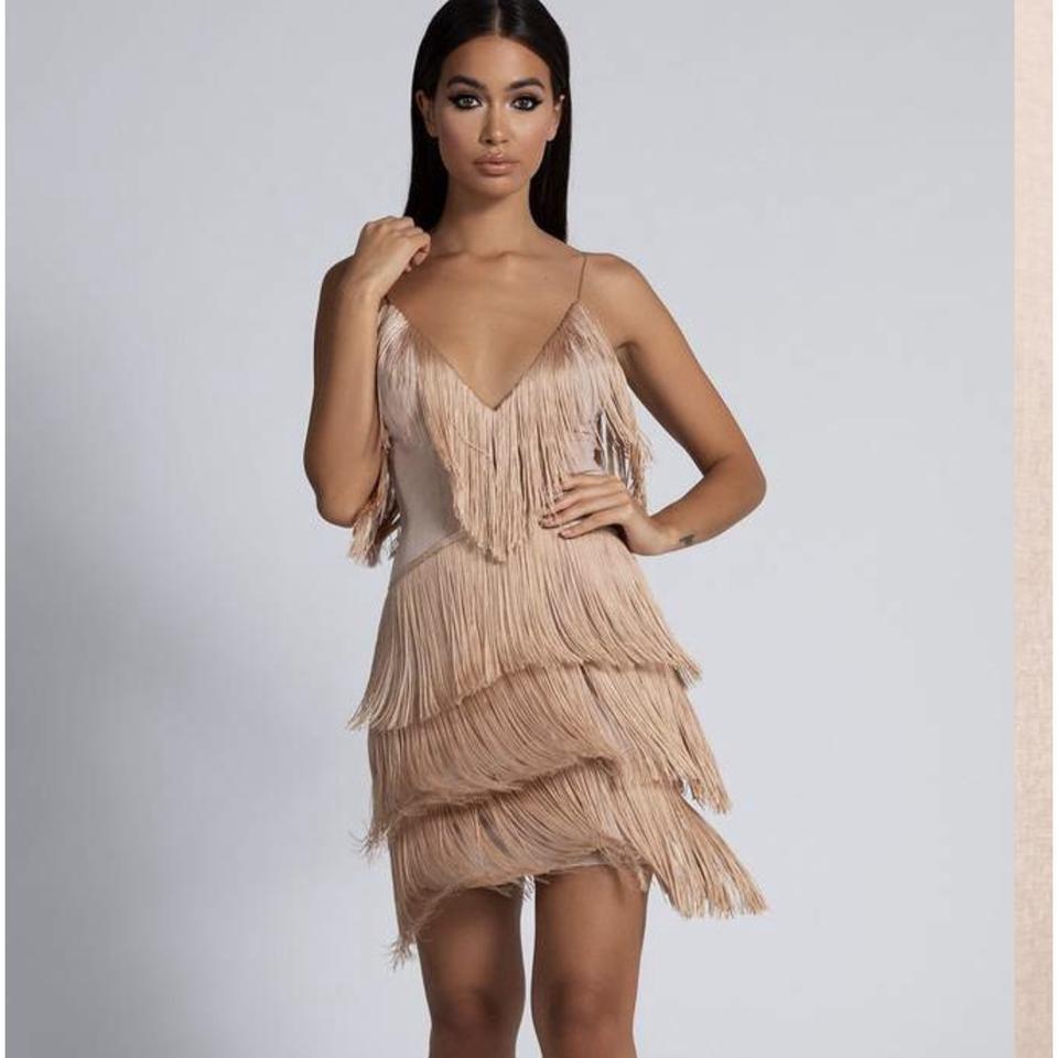 Paige fringe mini store dress