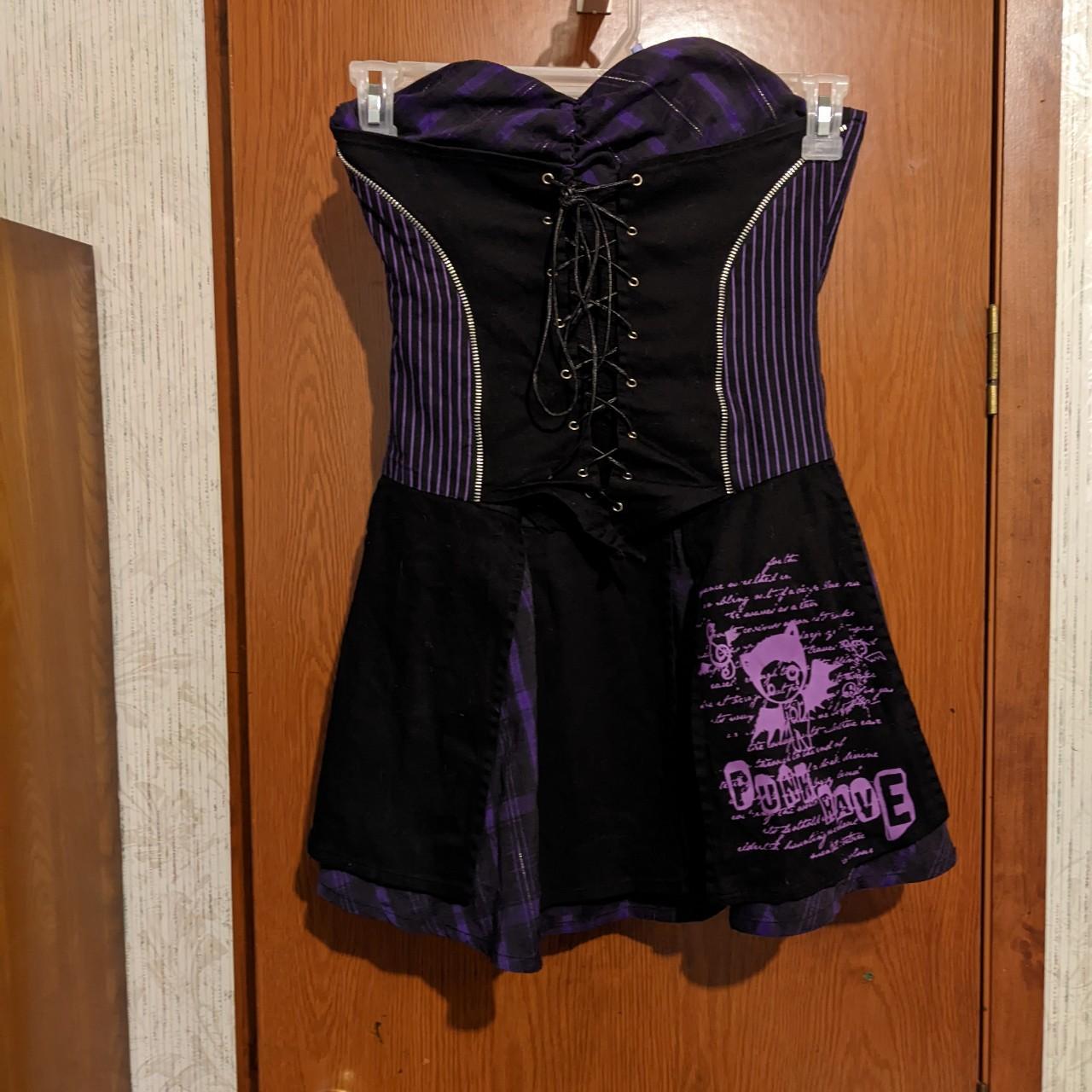 Women's Purple and Black Dress | Depop