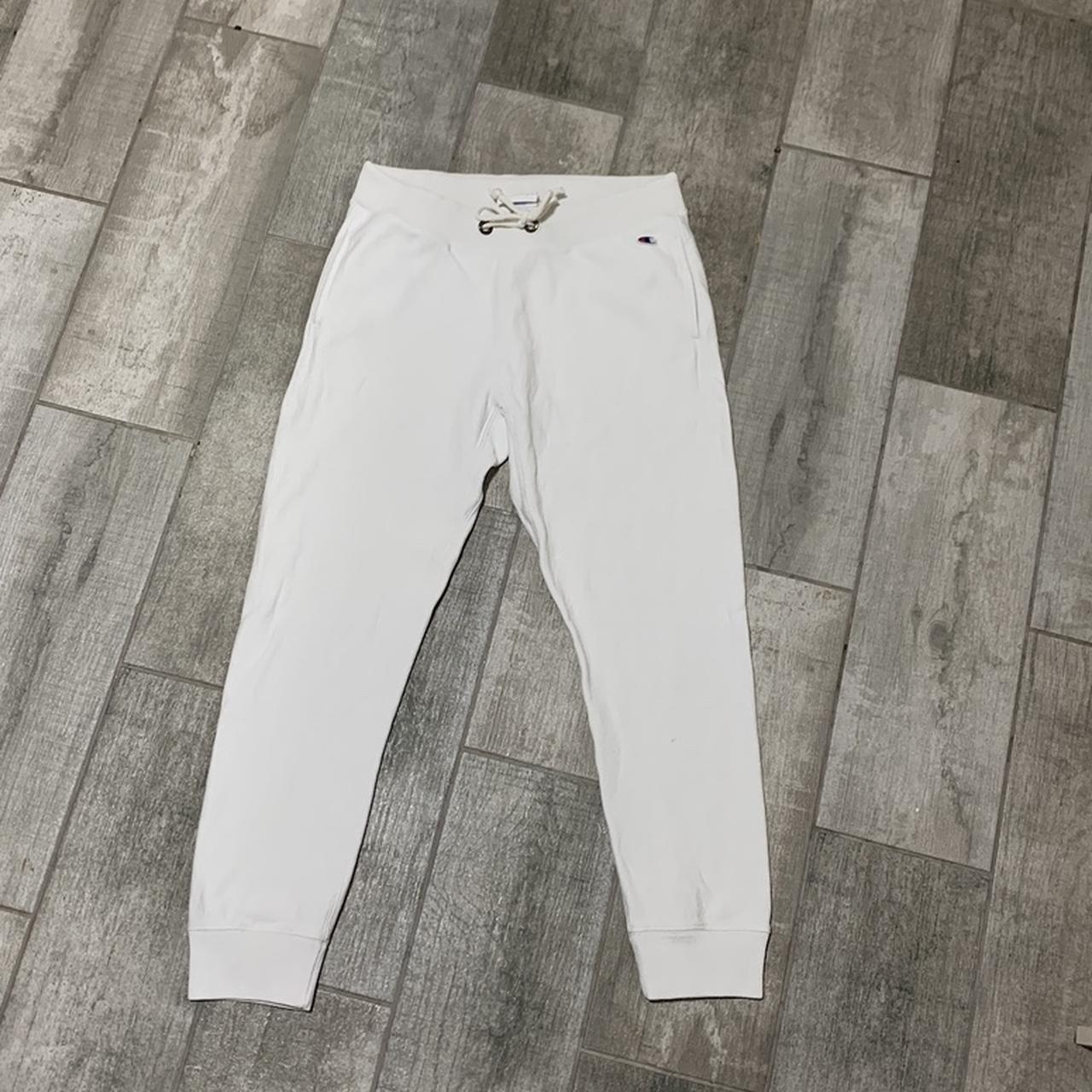 Ladies white clearance jogging bottoms