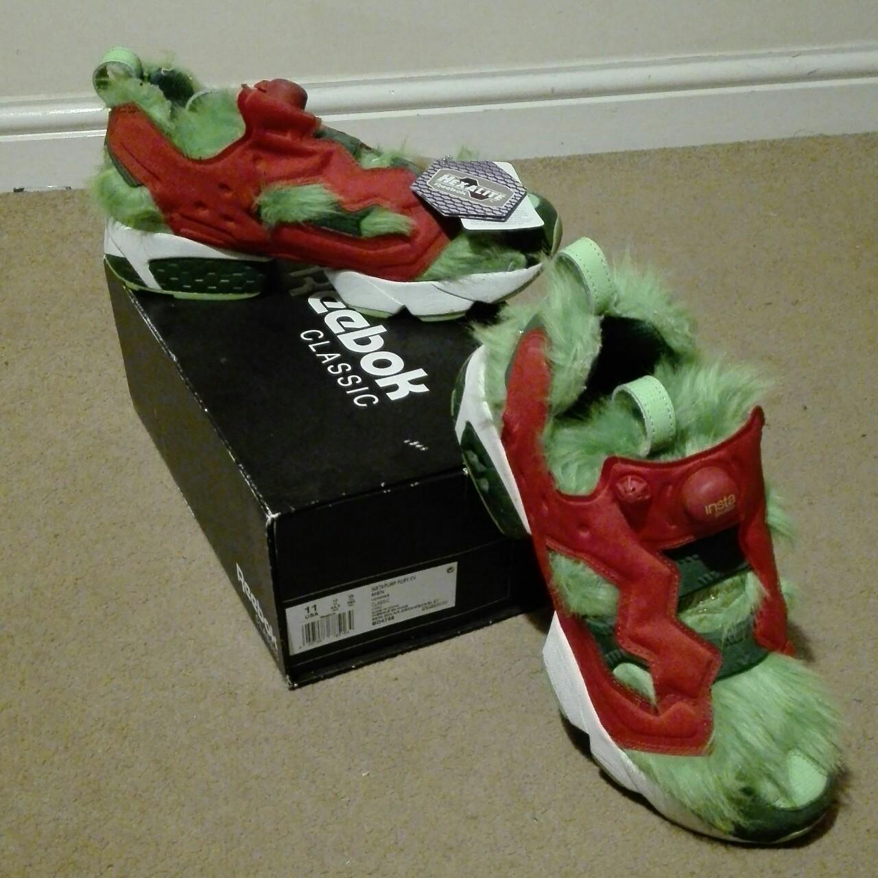 reebok pump fury grinch