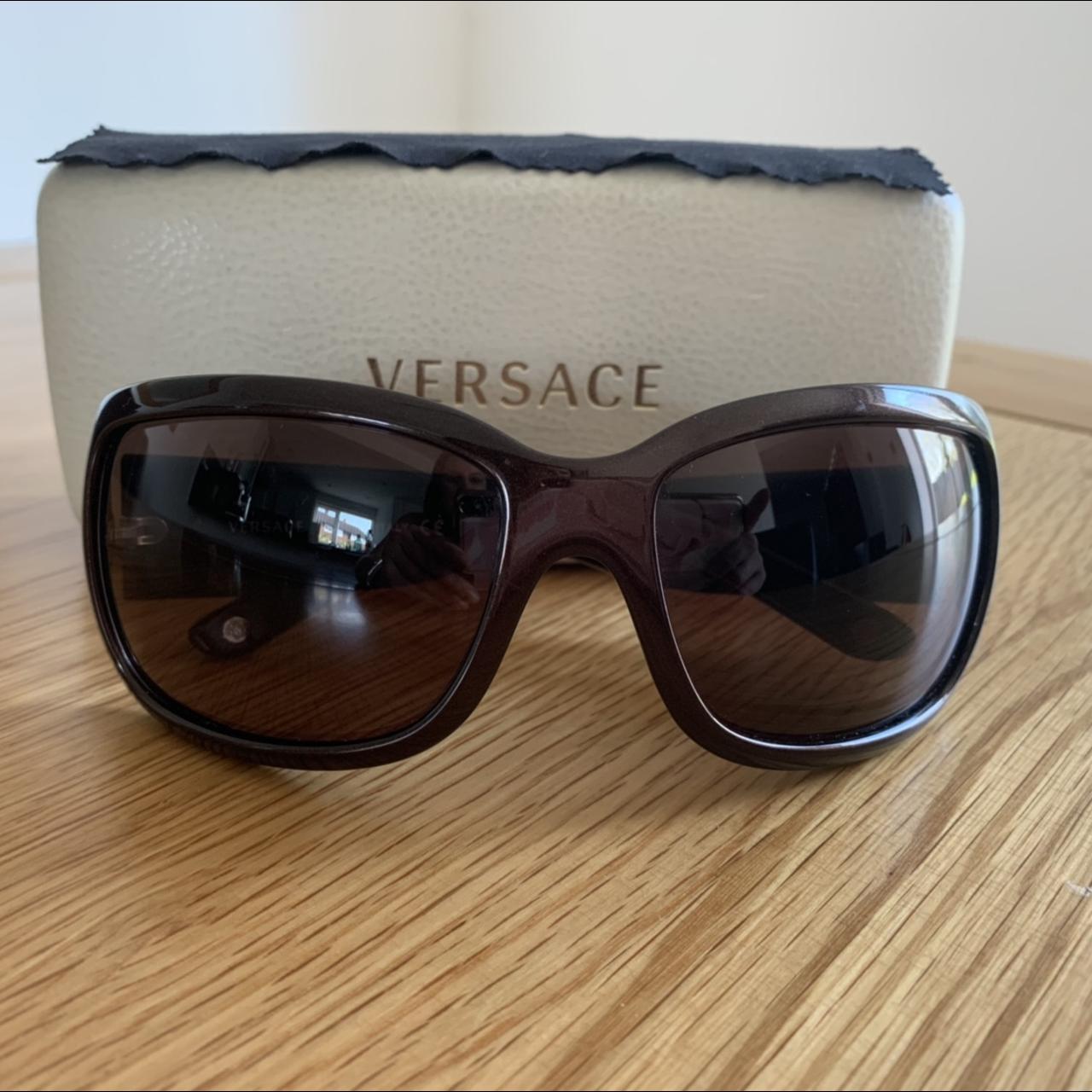 Versace Women’s Sunglasses MOD 4132-B 727/73 63017... - Depop