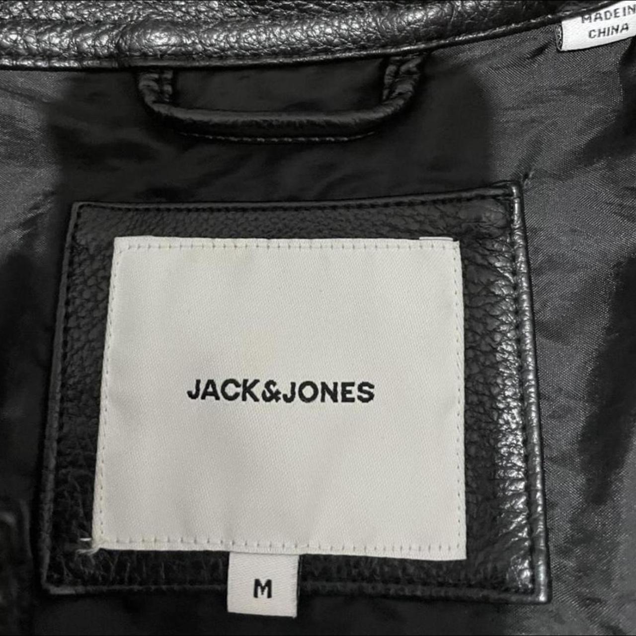 Jack & Jones leather jacket. Medium. Only worn once! Depop