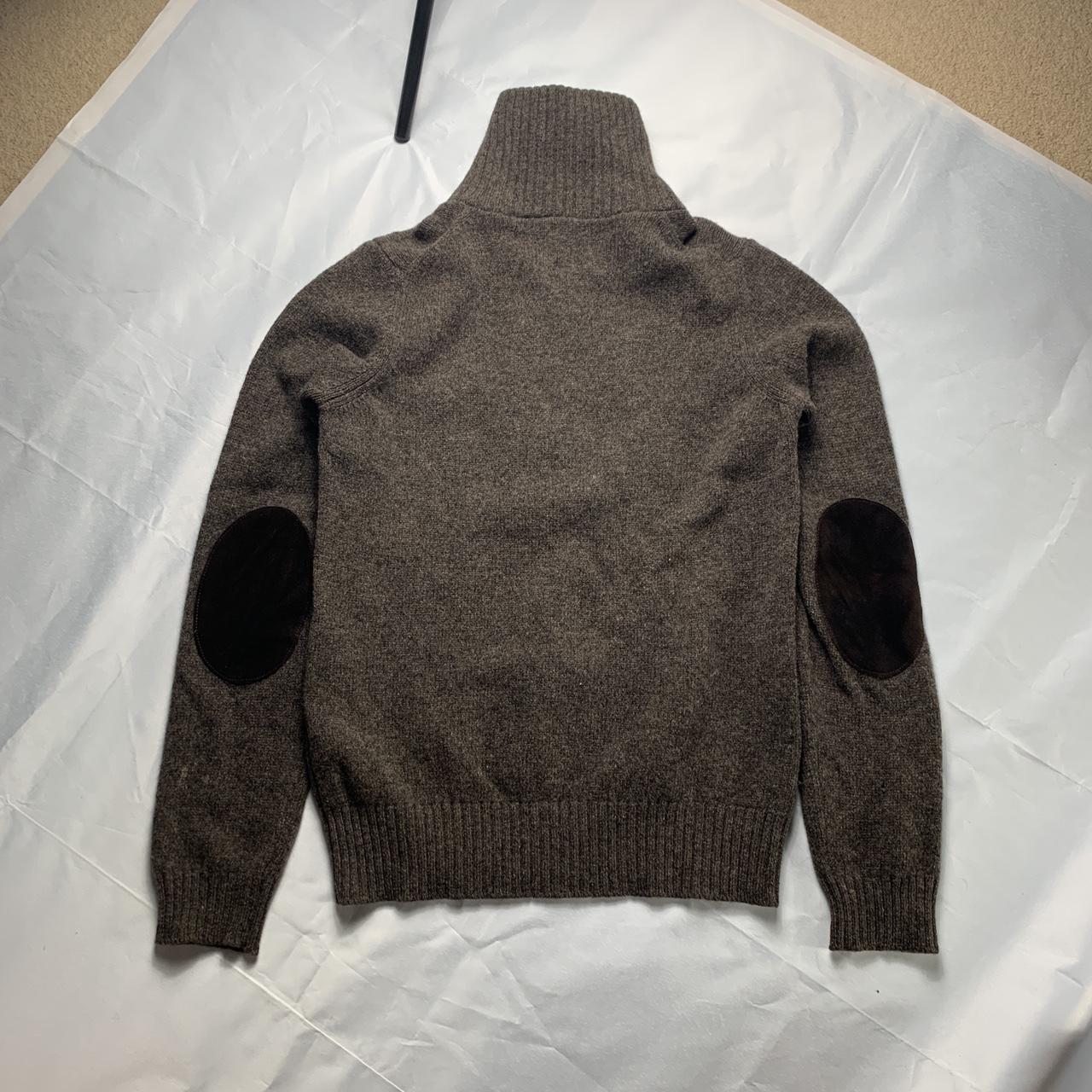 prada milano brown knit jumper