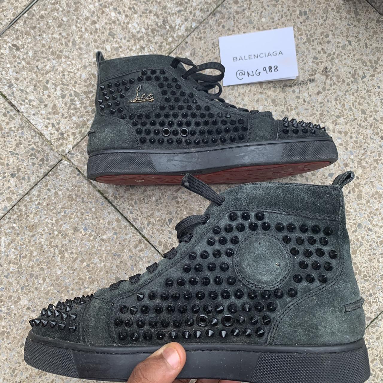 Christian Louboutin Men’s High Top Spikes , No box or