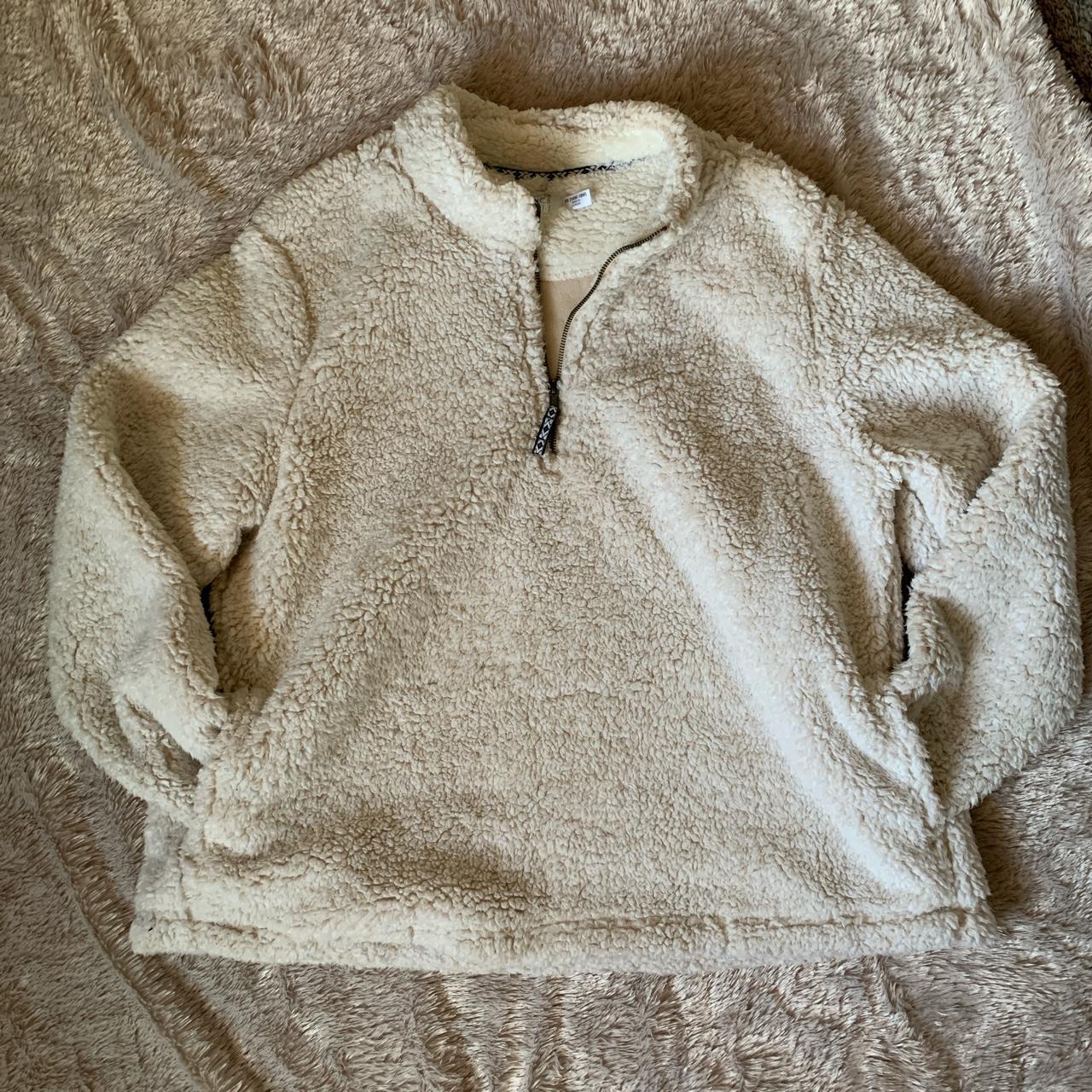 Walmart Women's Cream Jacket | Depop