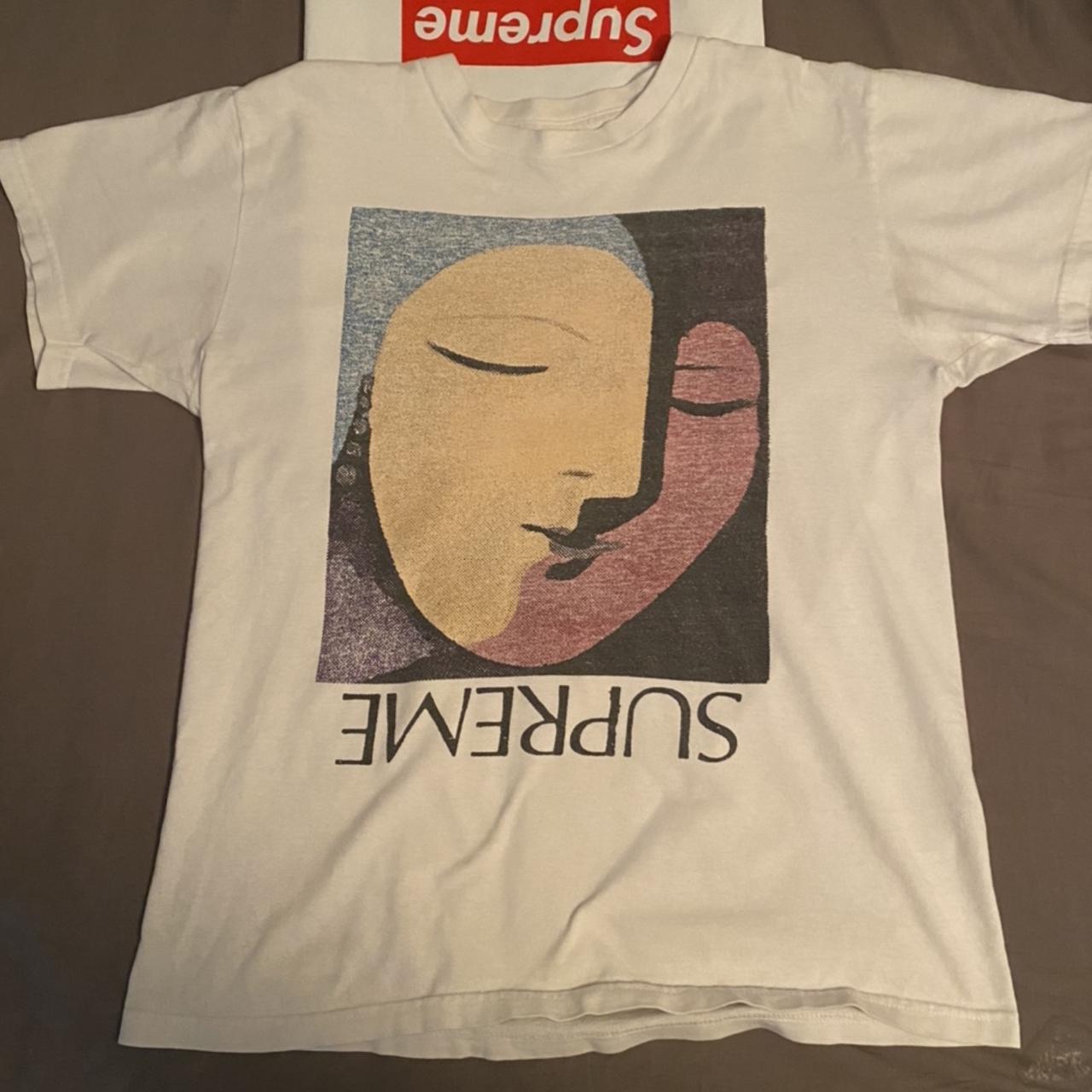 Supreme abstract-tee - Depop