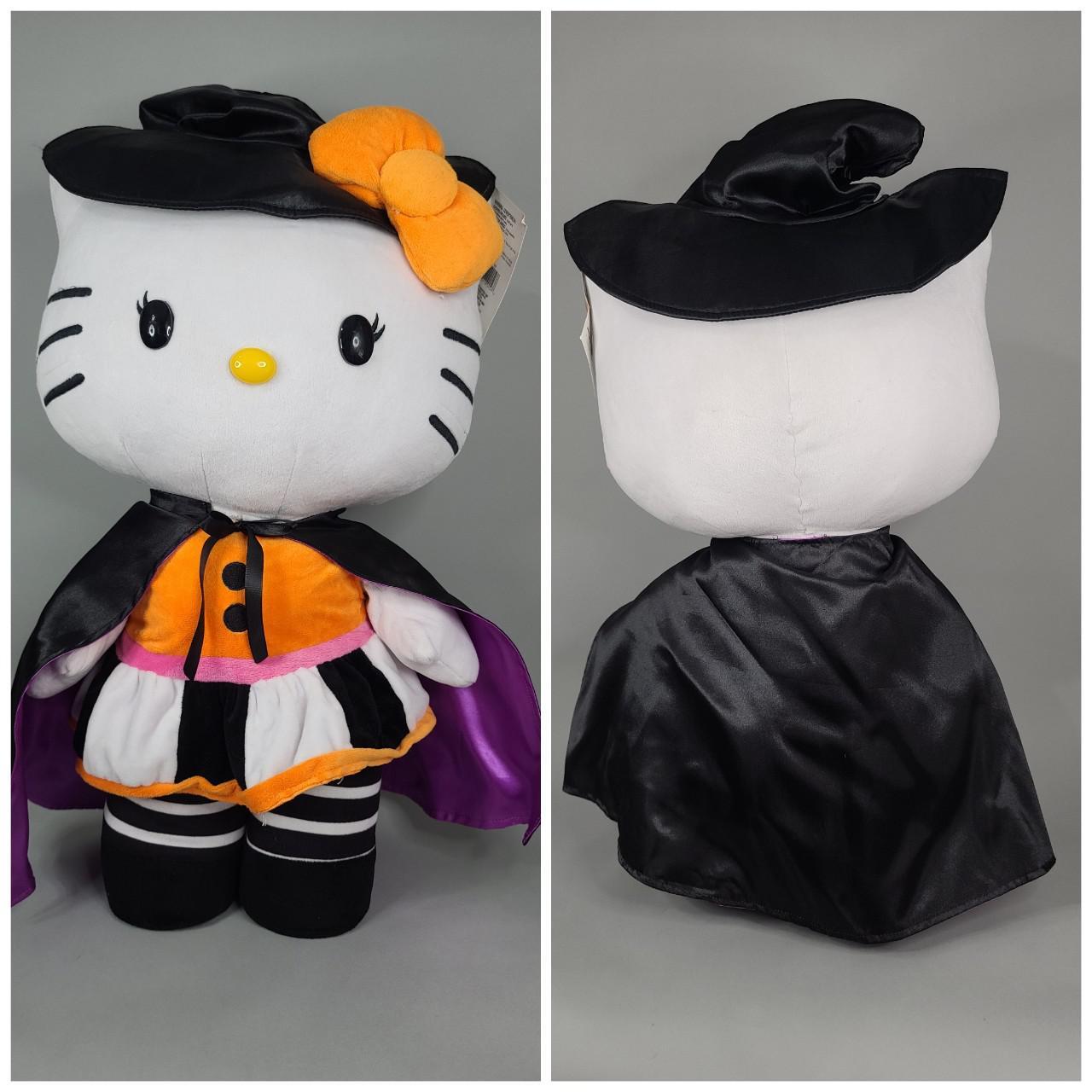 NWT HELLO KITTY DOOR GREETER HALLOWEEN PLUSH 24"... Depop