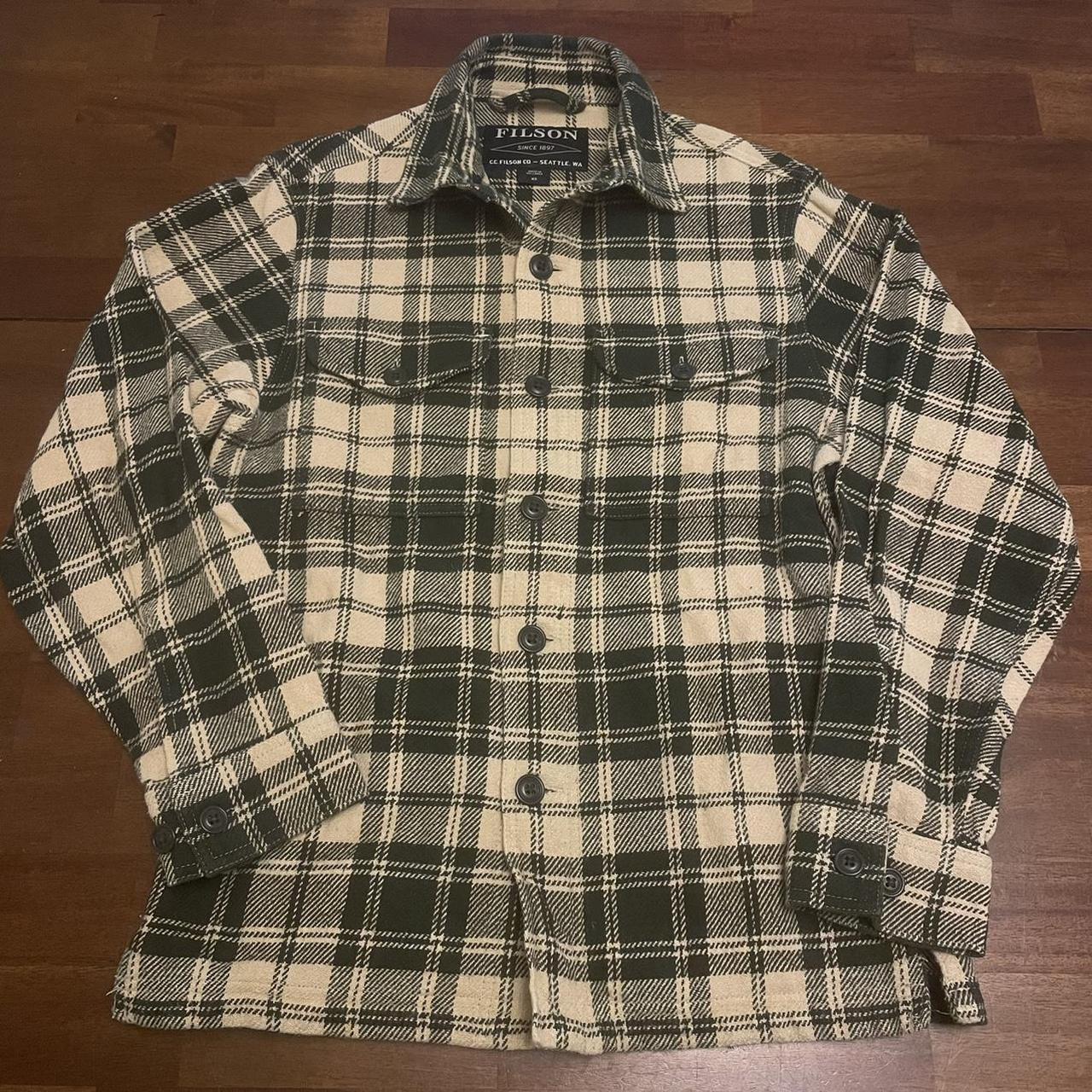 Filson Deer Island Flannel Jac Shirt Jacket, size... - Depop