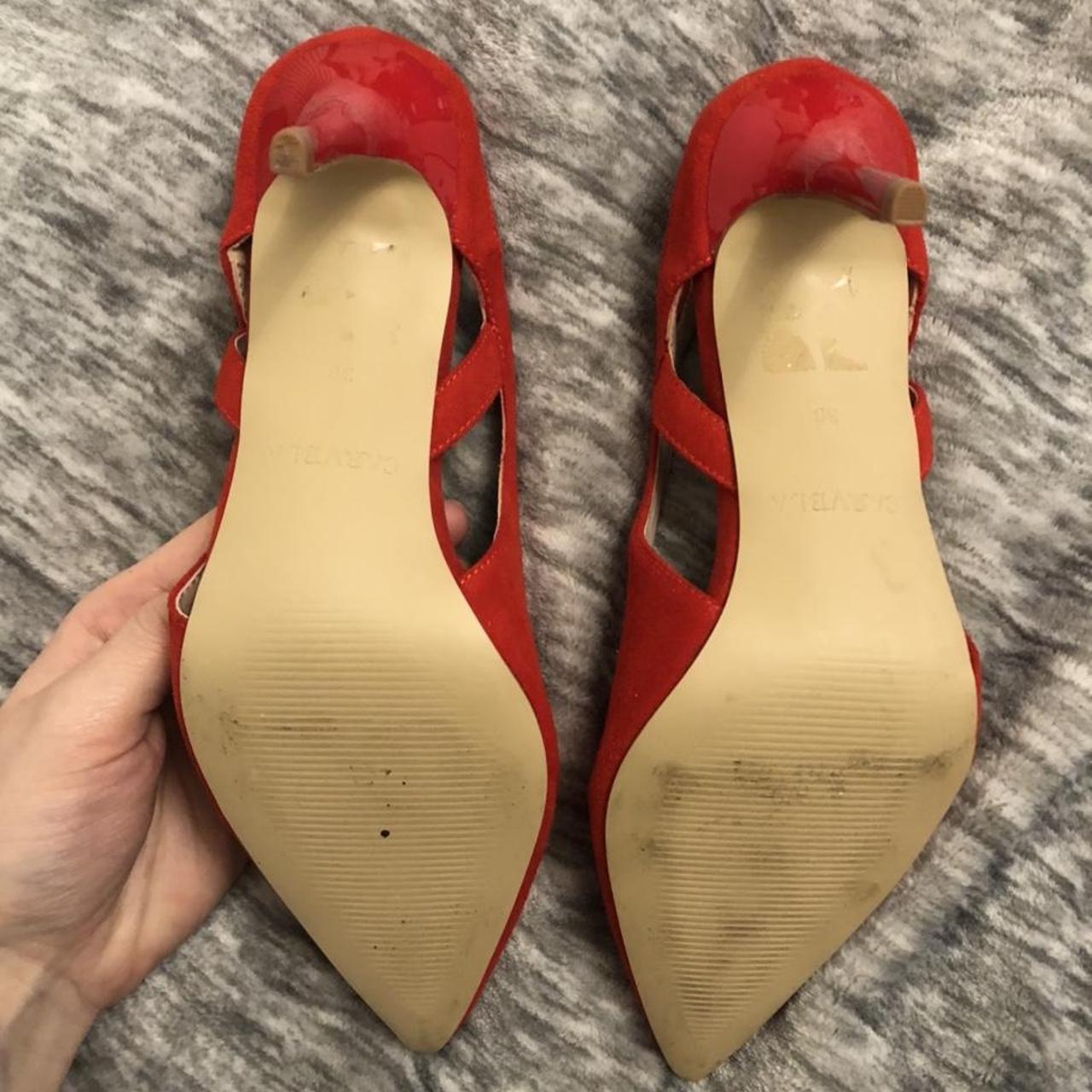 carvela red heels