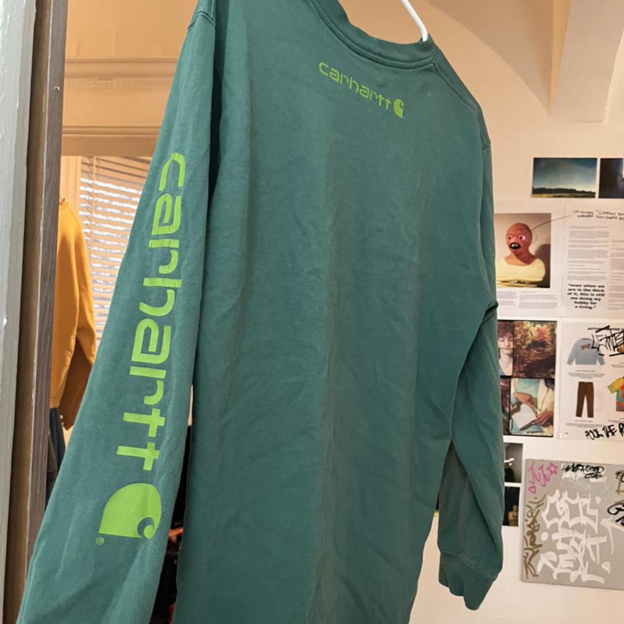 Product Image 1 - Green Carhartt Long-sleeve

Condition: 8/10

Fits like
