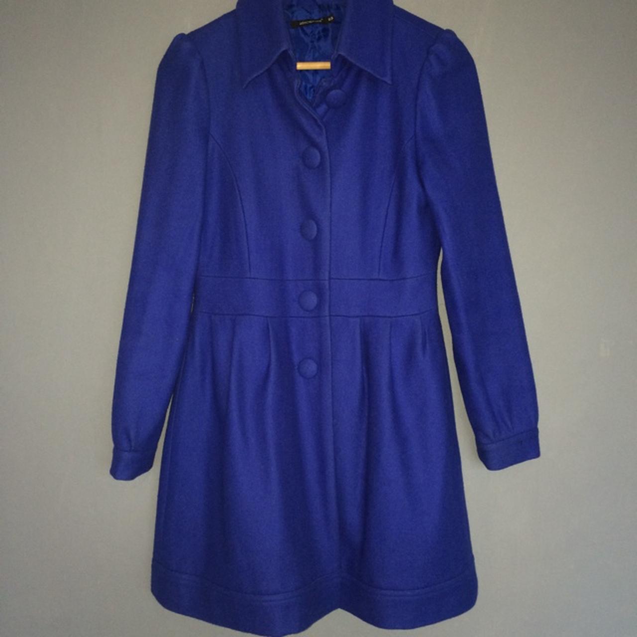 Cobalt blue coat. UK Size 10. - Depop