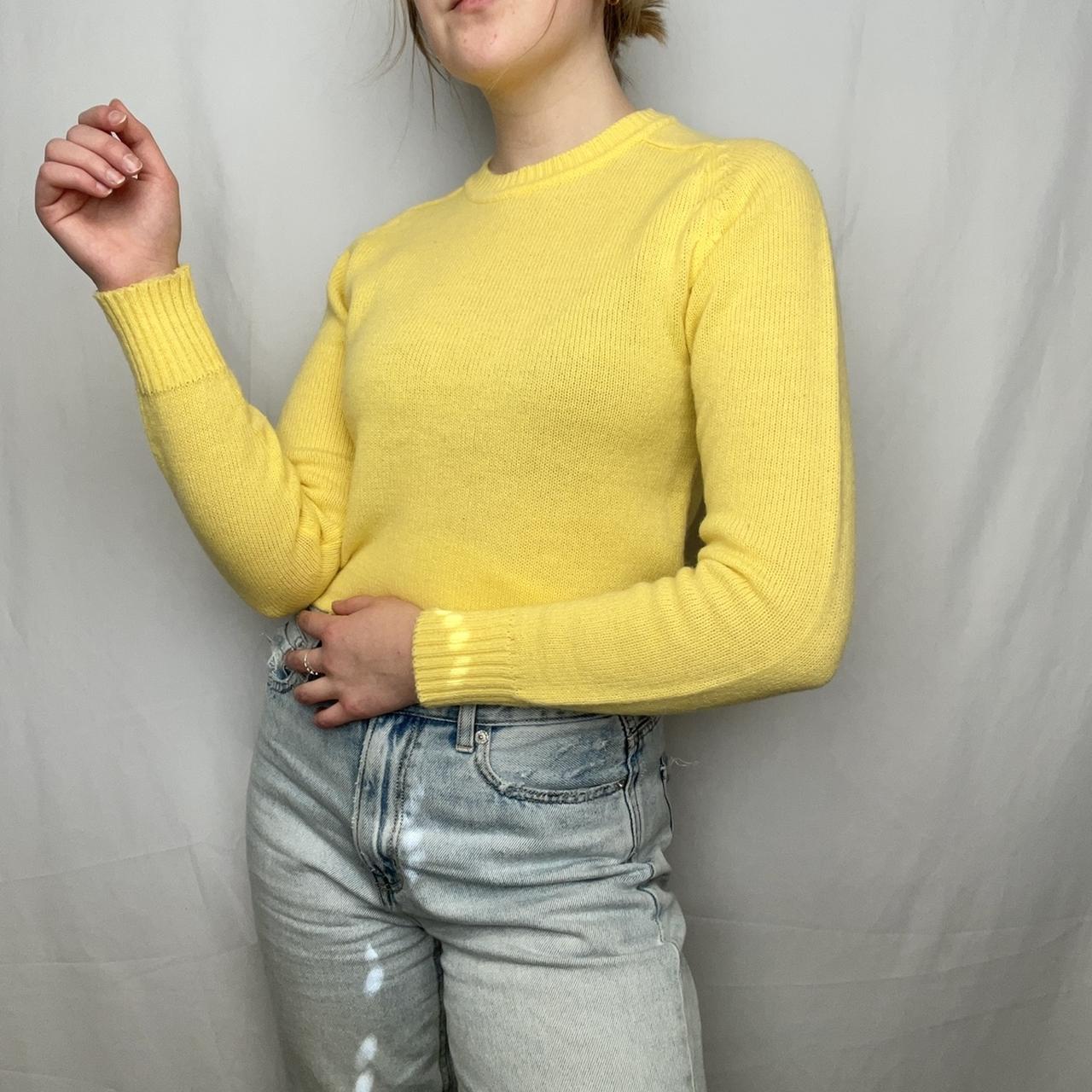 bright yellow jumper womens