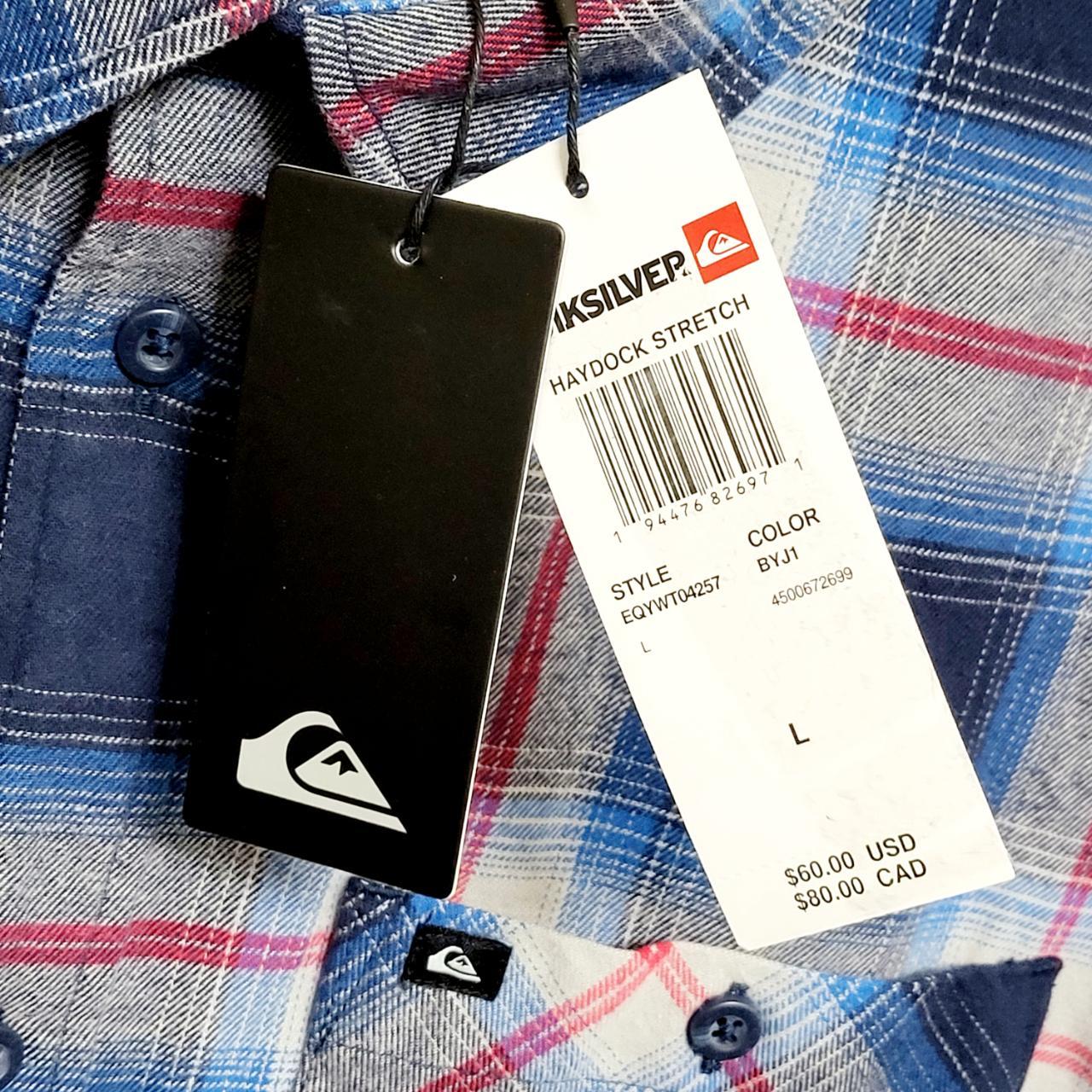 Quiksilver Men's Blue Shirt (3)