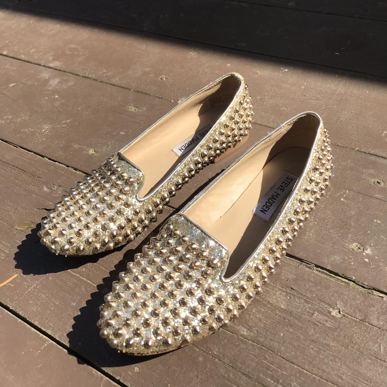 steve madden sparkly flats