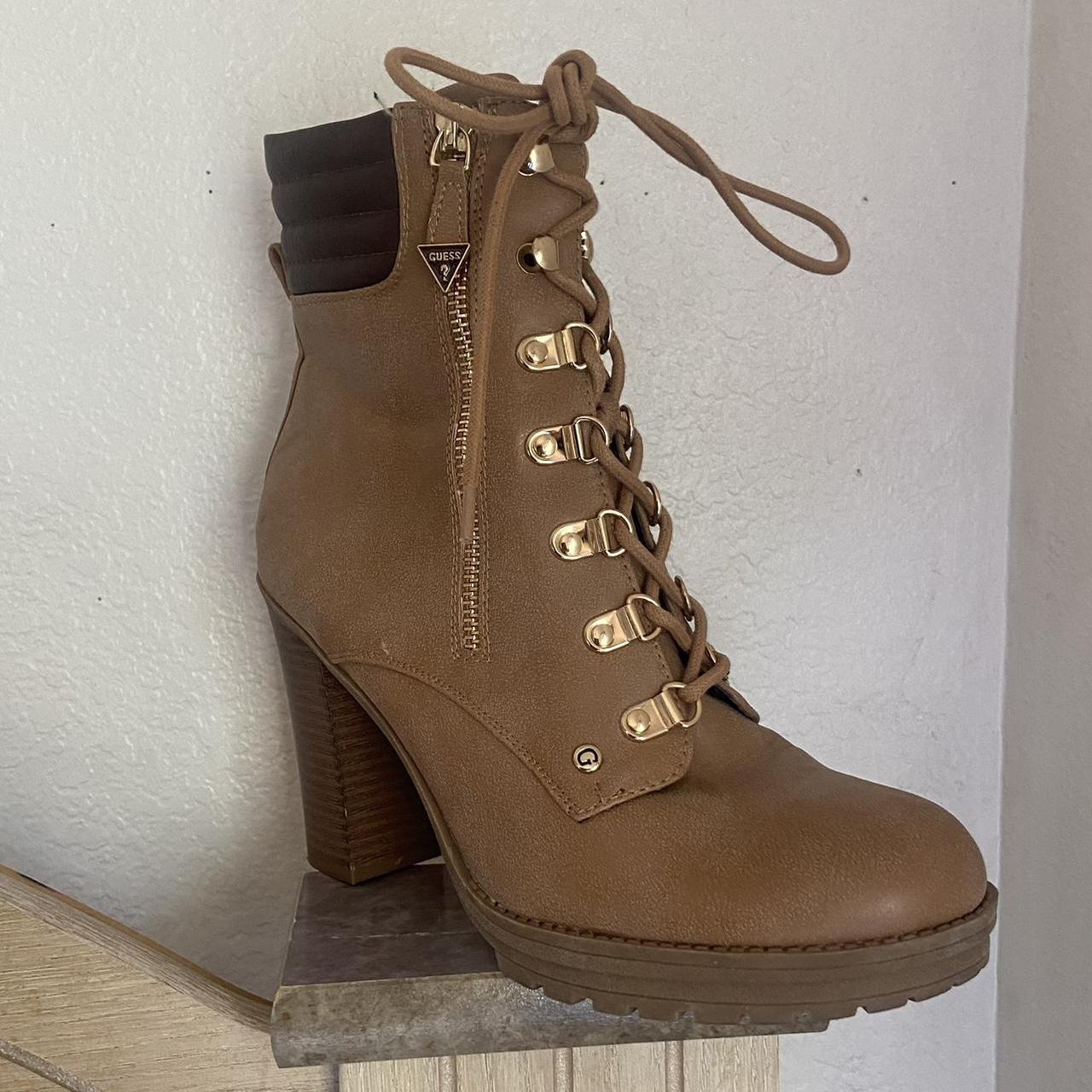 ginette heeled combat boots