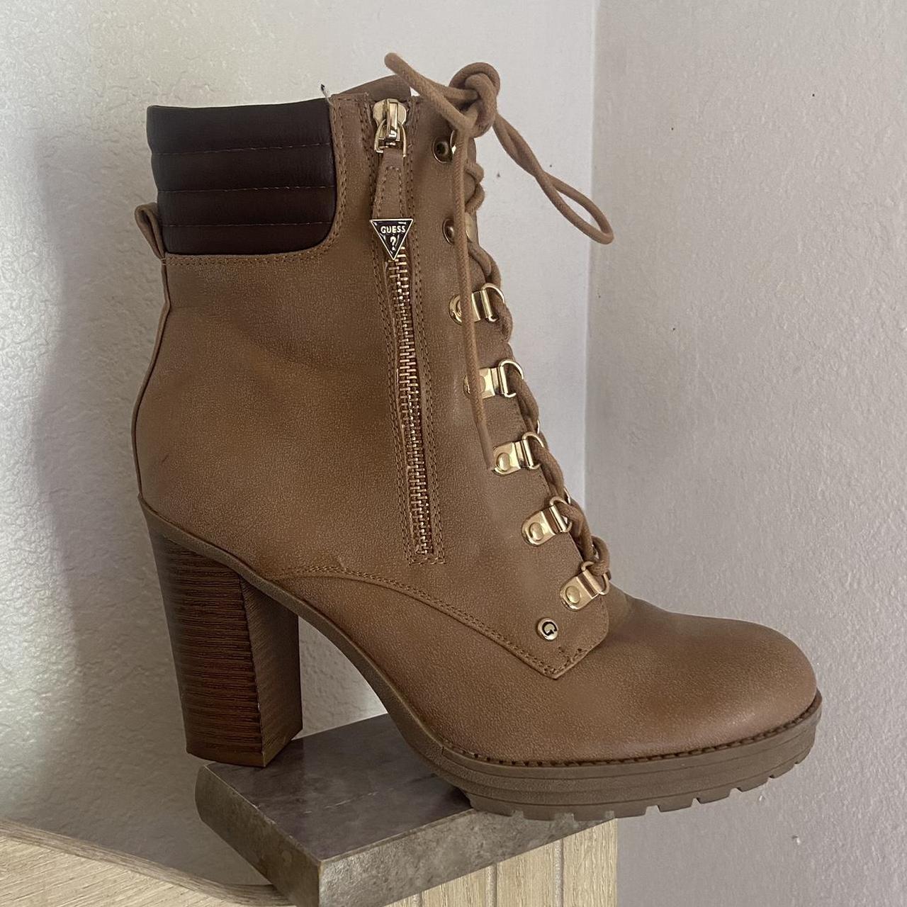 ginette heeled combat boots