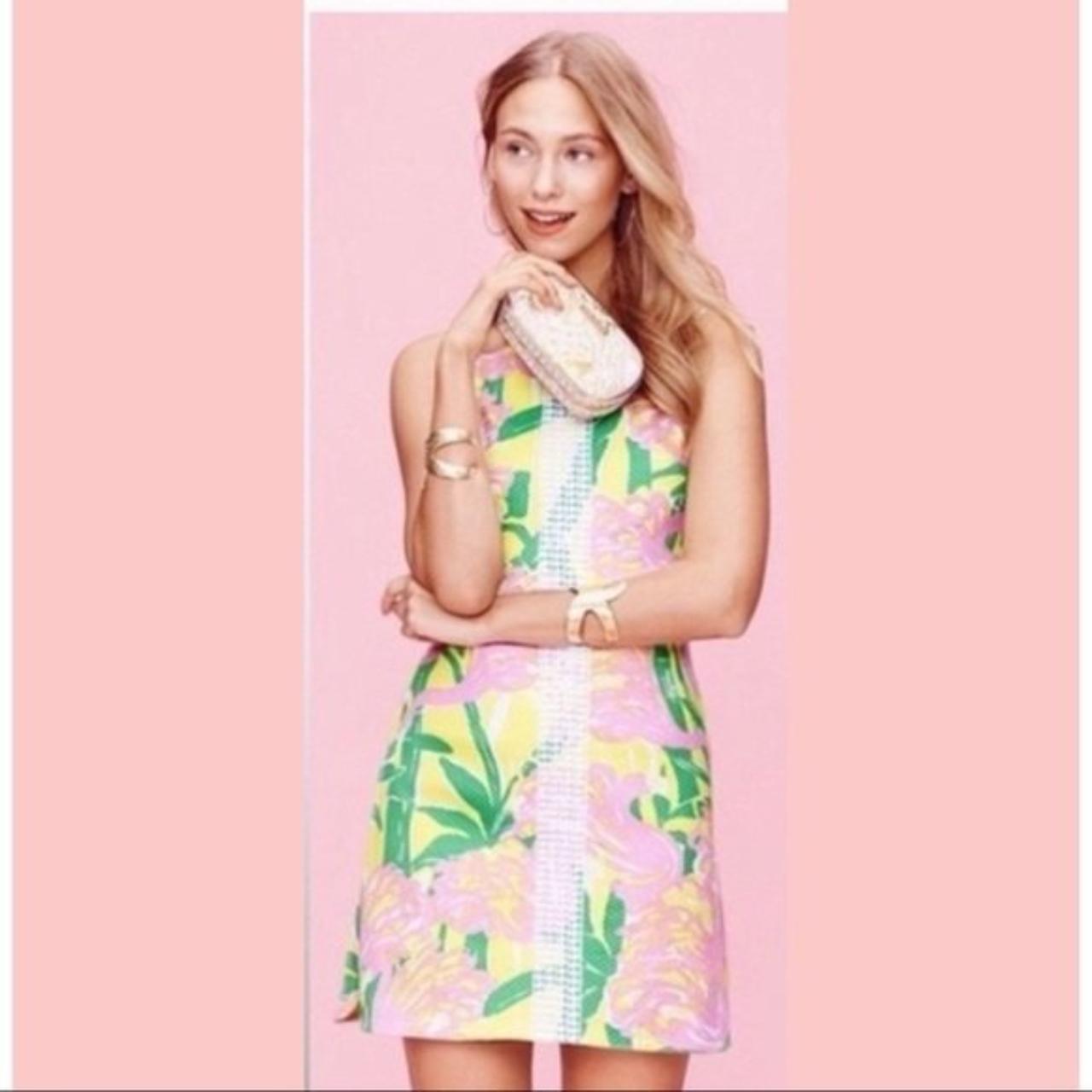 Lilly pulitzer flamingo on sale dress