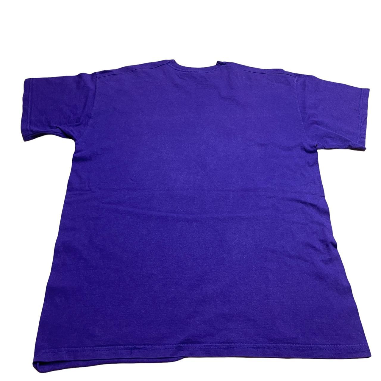 Fruit of the Loom Men's Purple T-shirt | Depop