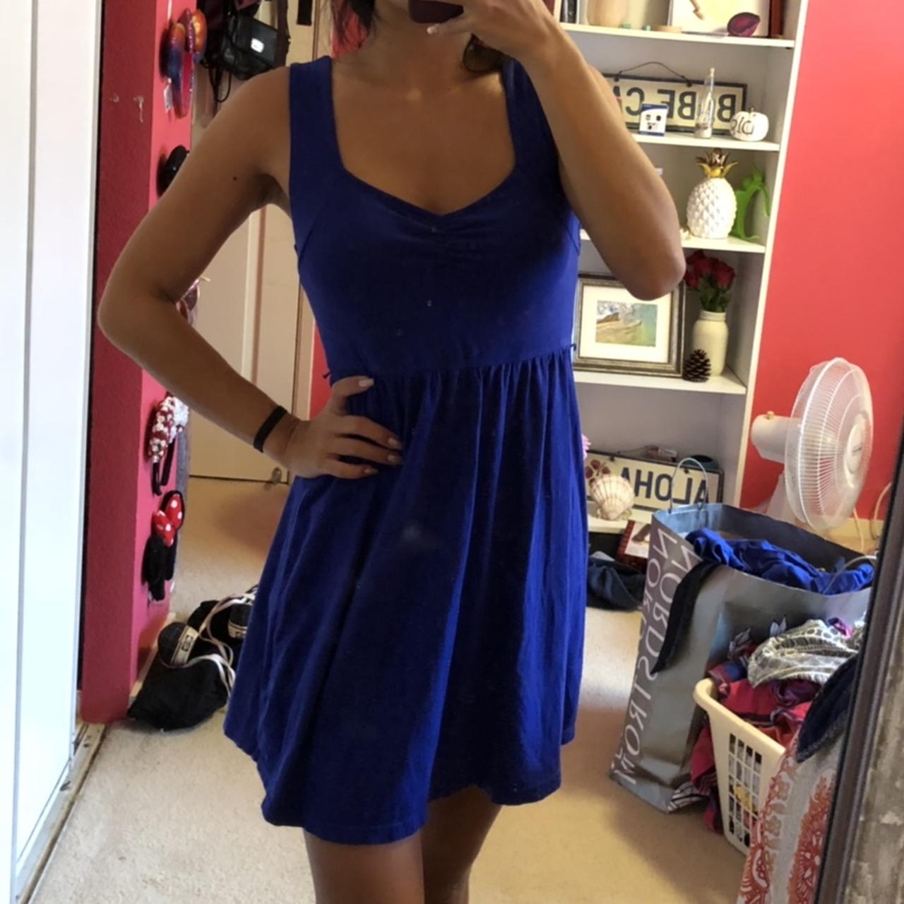 Royal blue store dress forever 21