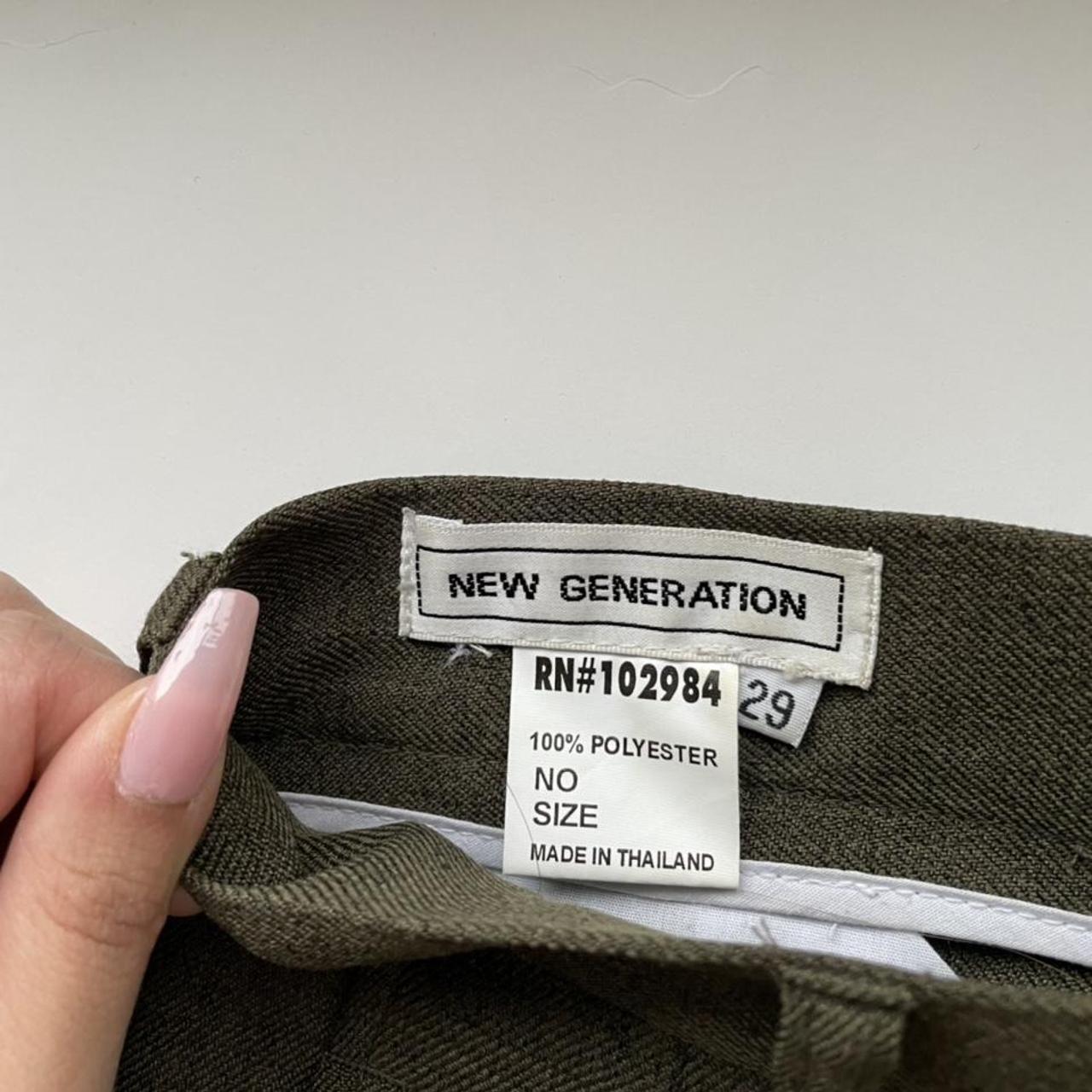 Women's Green and Khaki Trousers (2)