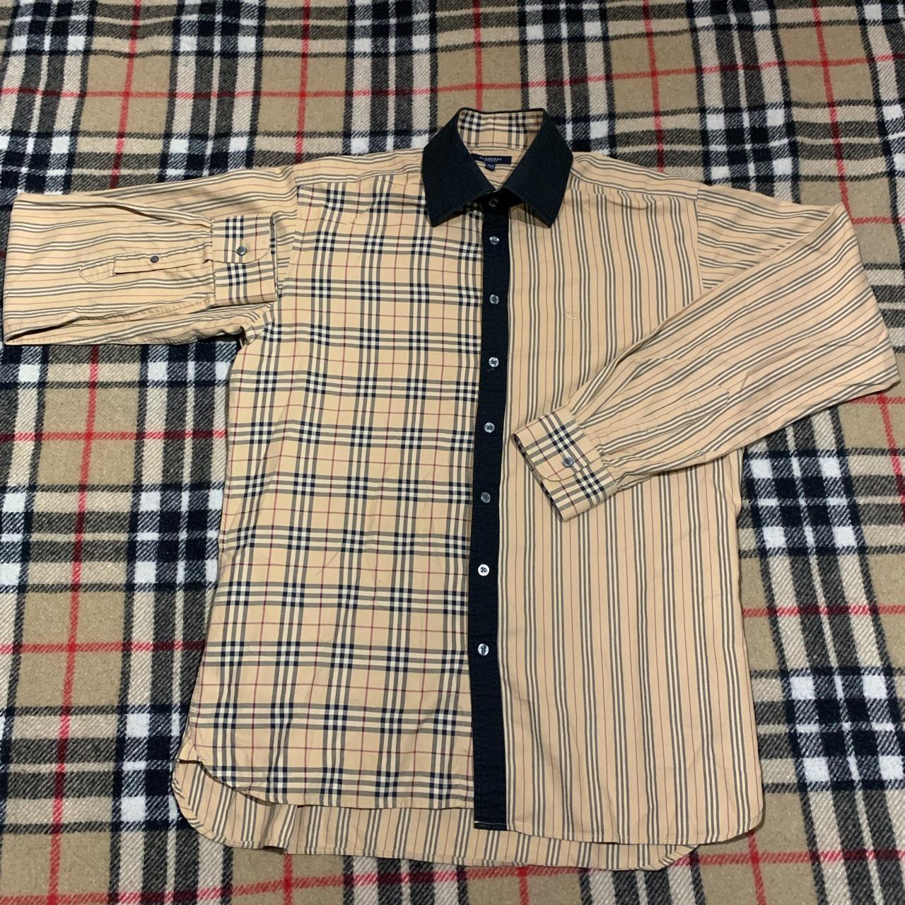 Burberry half and half nova check shirt Colour