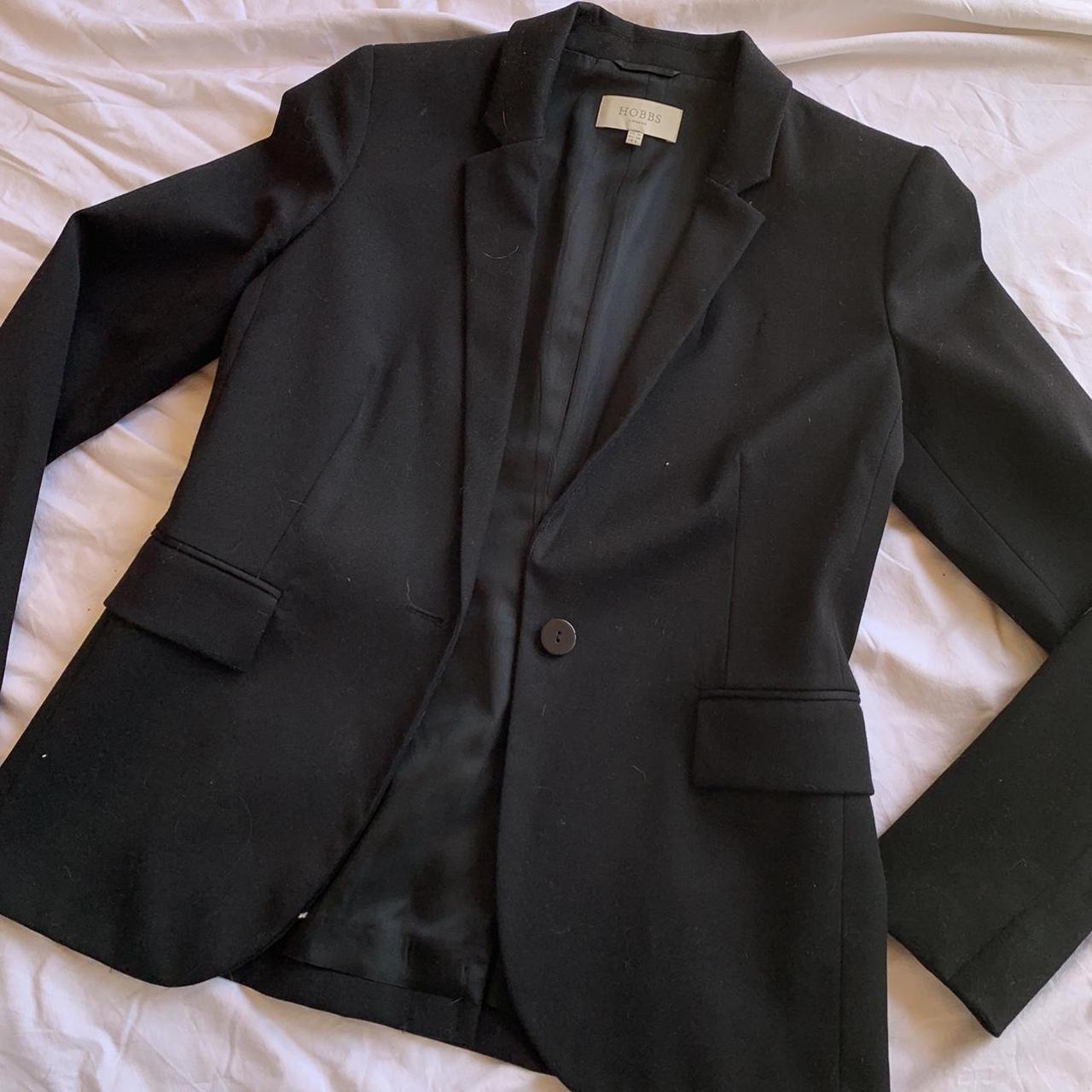 Hobbs Women's Black Jacket | Depop