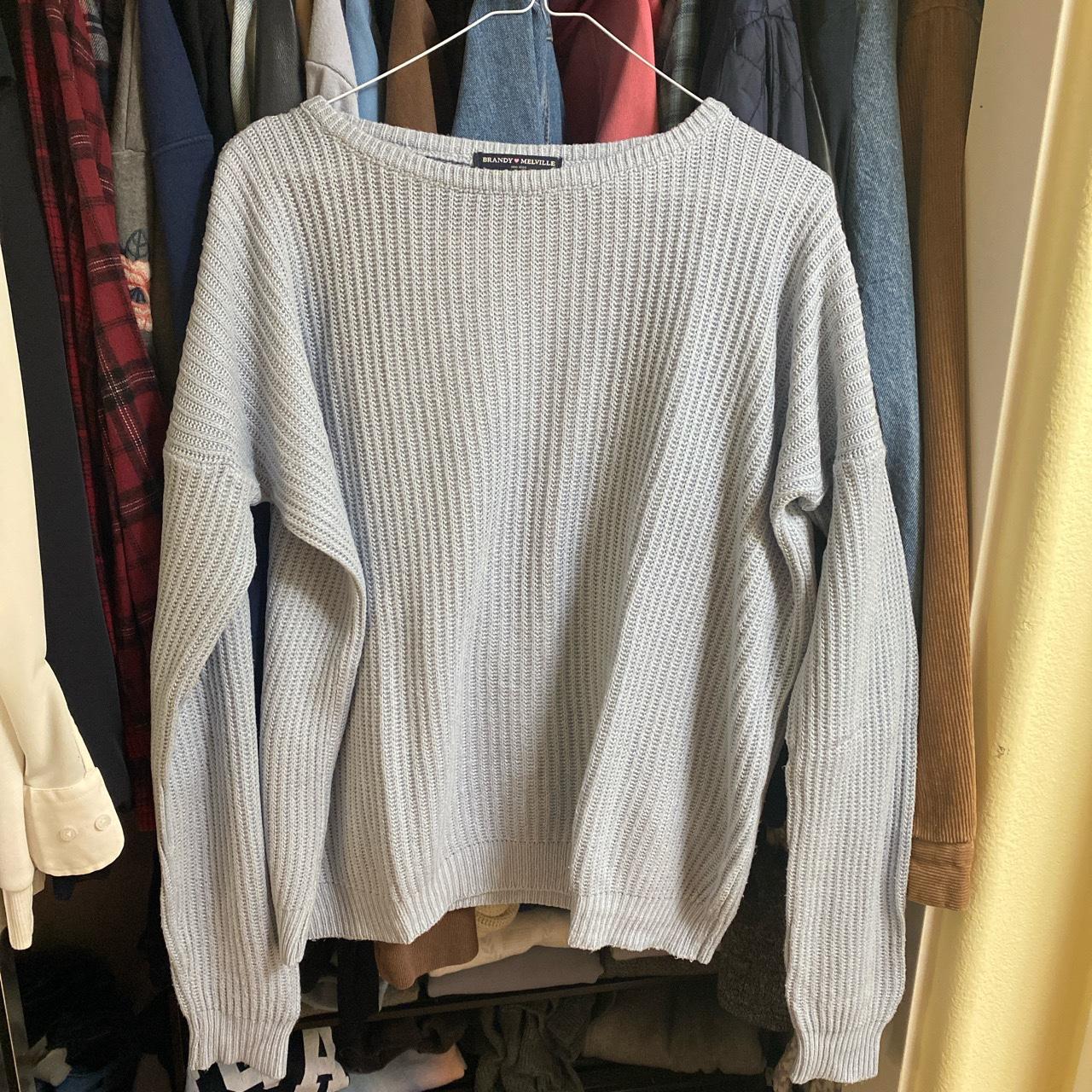 brandy melville ollie sweater blue