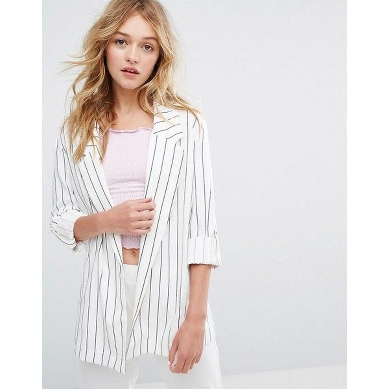 Bershka on sale longline blazer