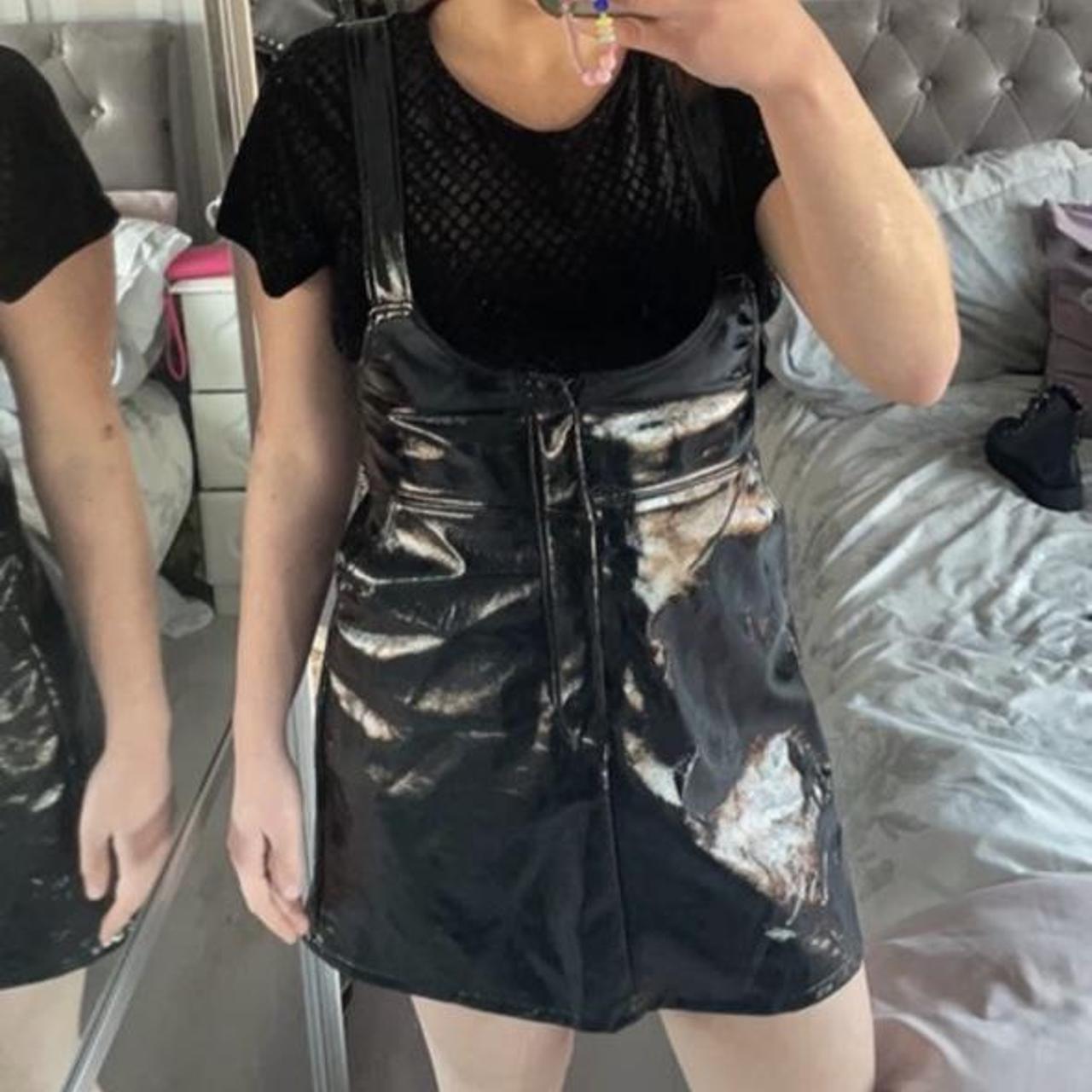 Bershka 2024 vinyl dress