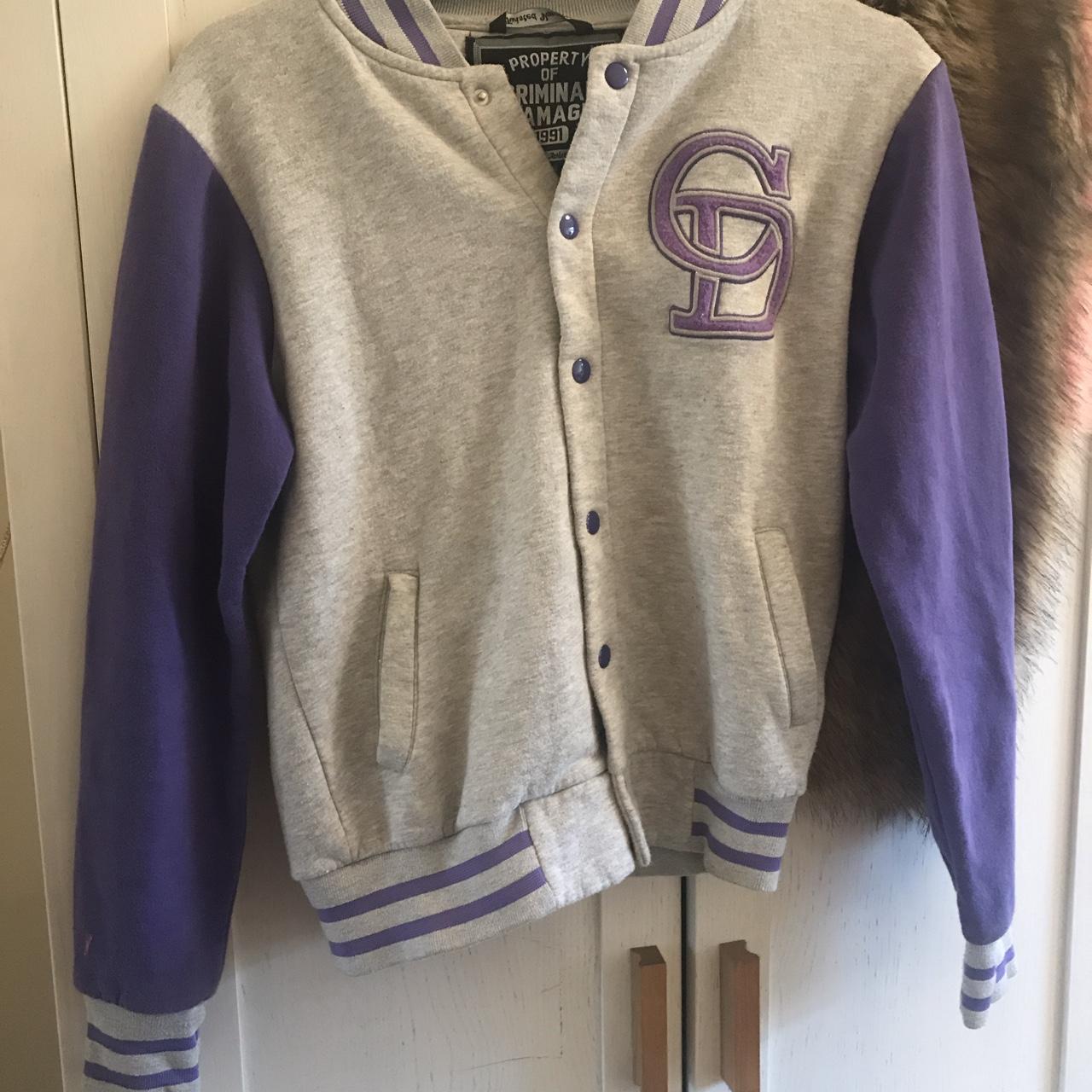 Criminal damage sales varsity jacket