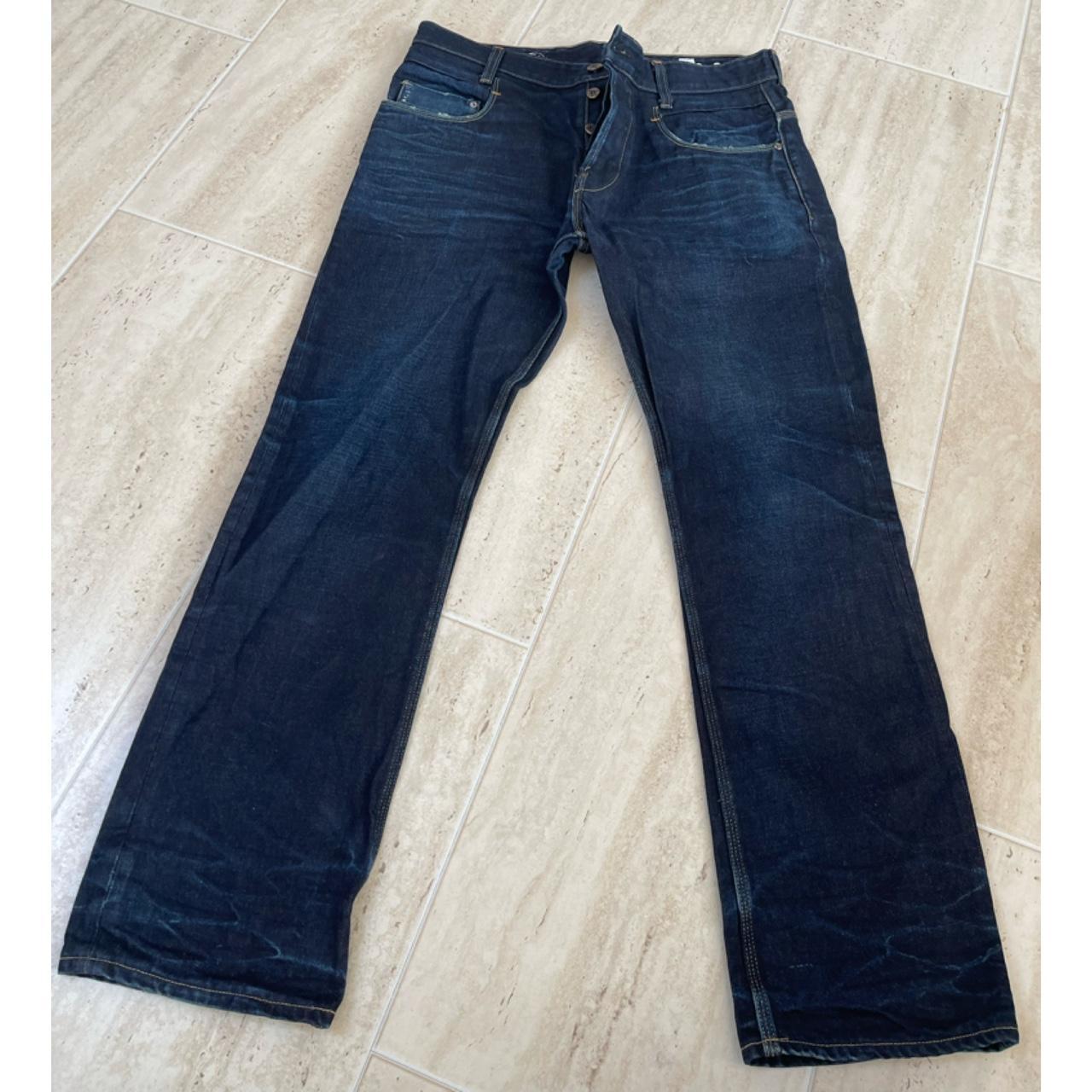 G star raw mens dark blue jeans size 34,length 30.... Depop