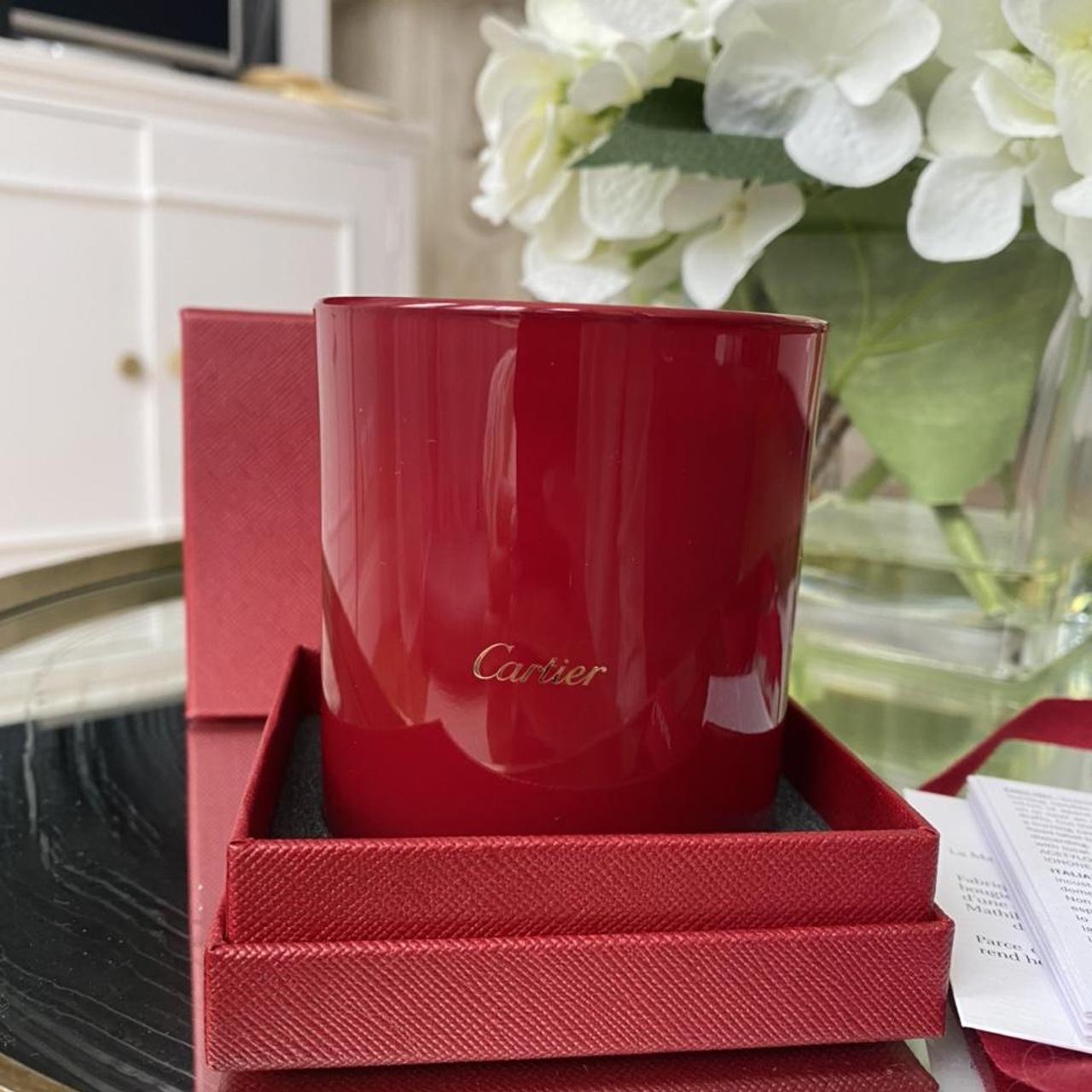 Original Cartier “Panther” Red Bougie Parfumee... Depop