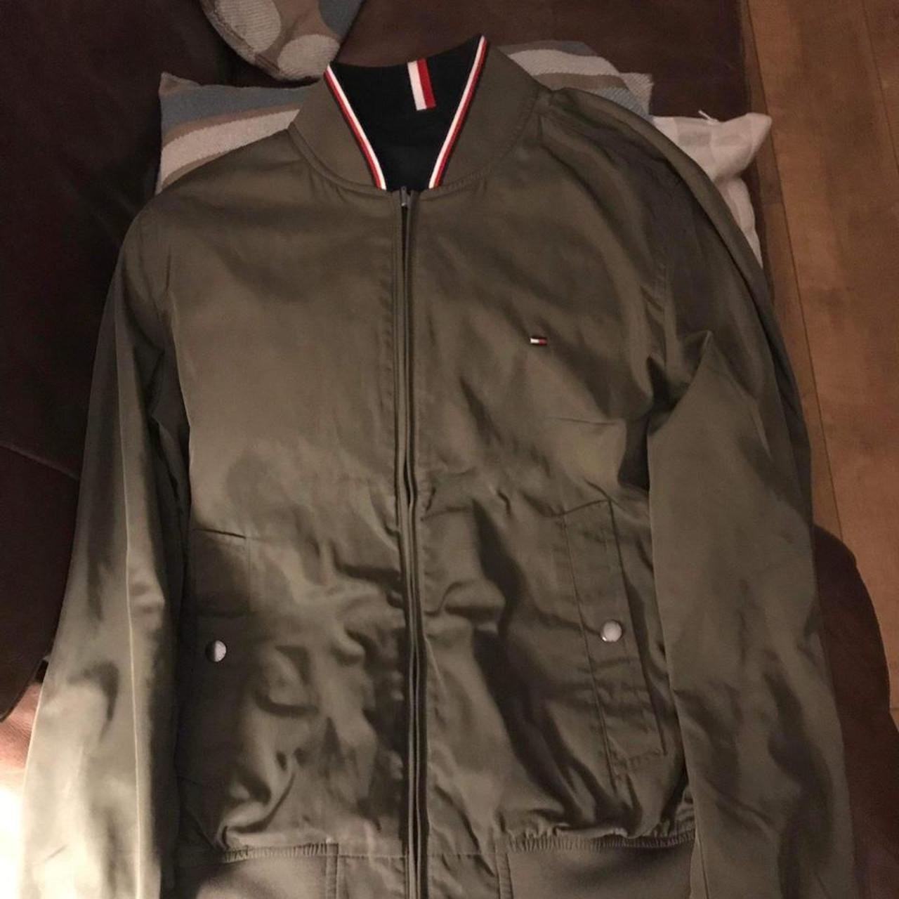 tommy hilfiger khaki jacket