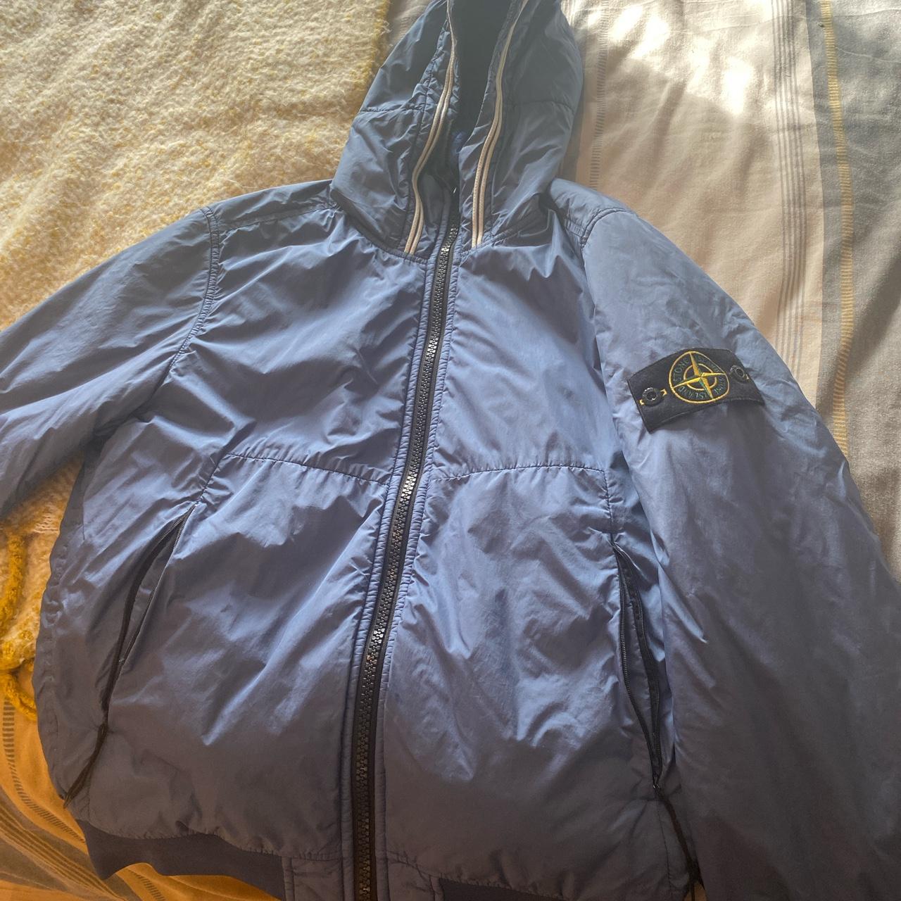 stone island jacket depop