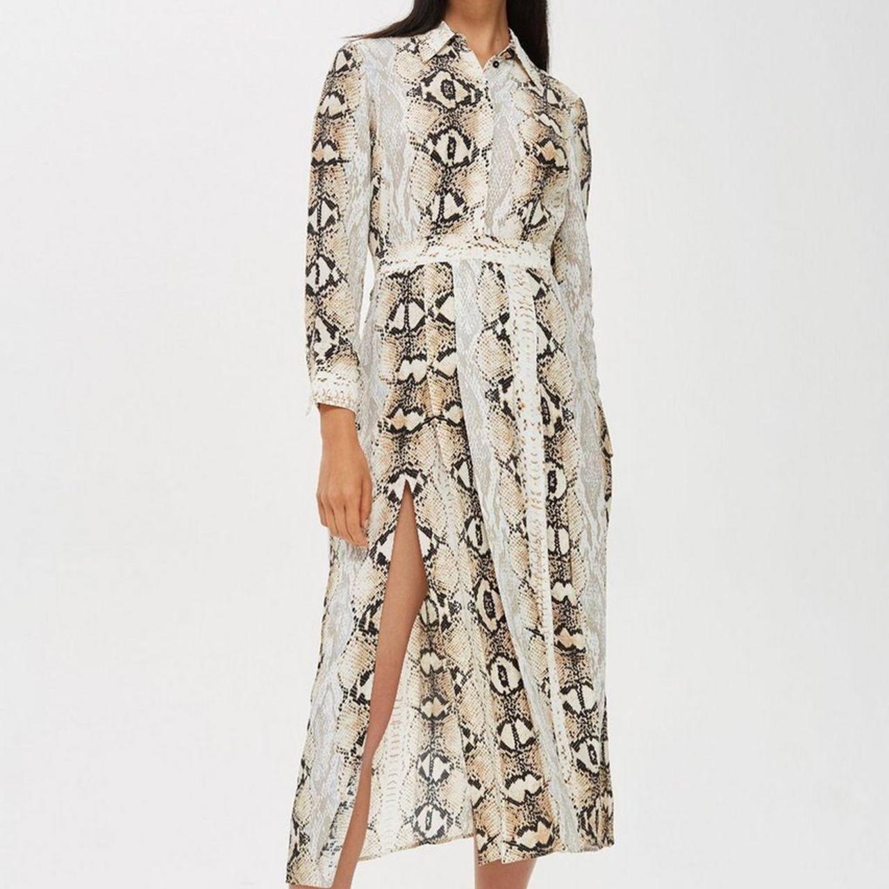 Snakeskin shirt sale dress topshop