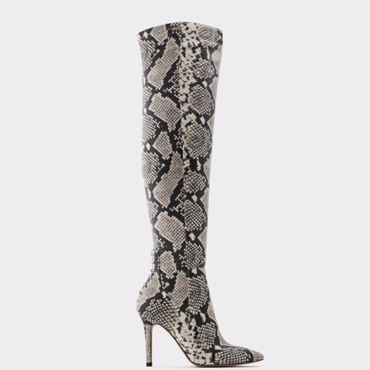 Snake sale boots aldo