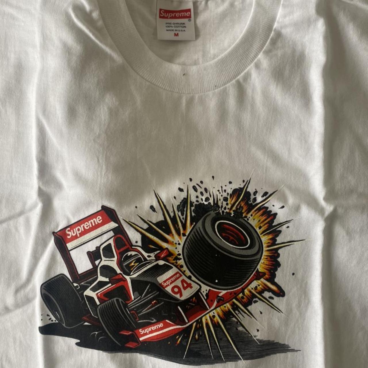 supreme crash tee white