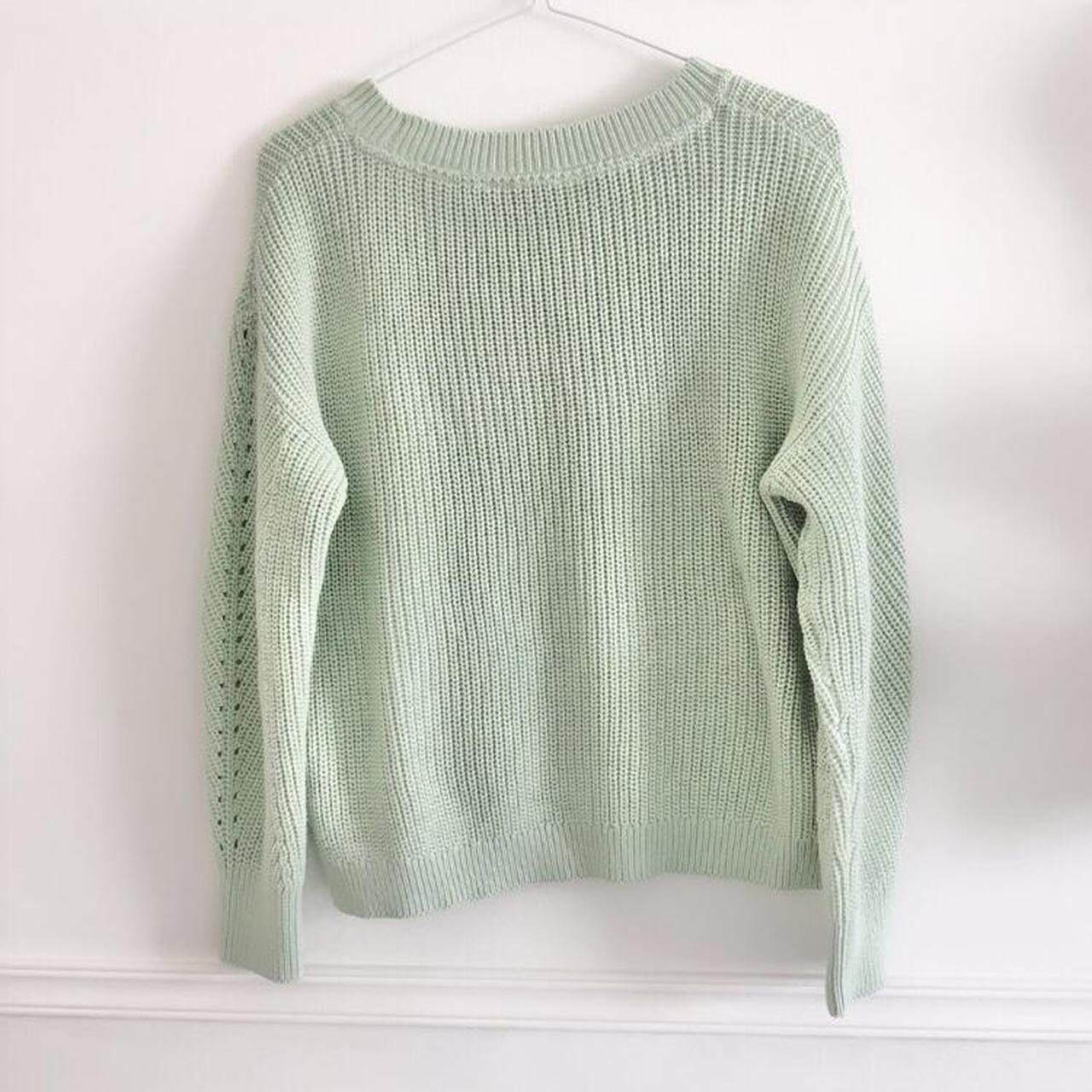 Gorgeous pistachio green knit jumper 🕊 -Uk 10... - Depop