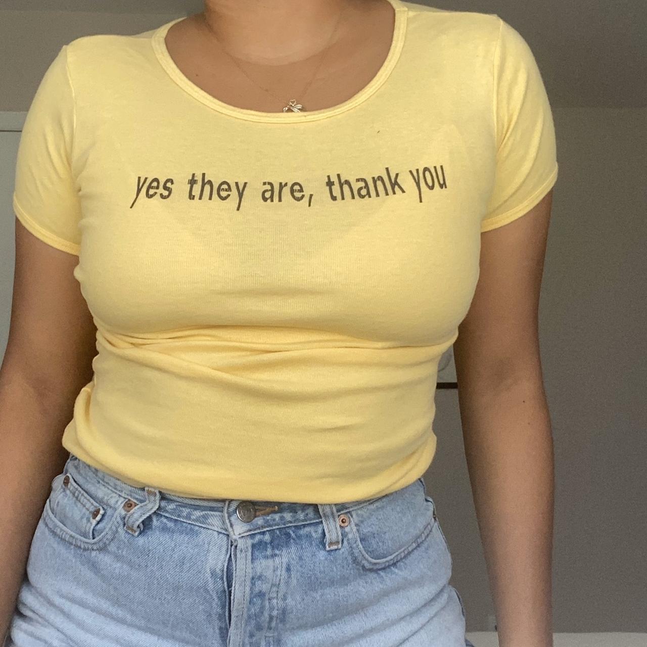 Women's Yellow T-shirt