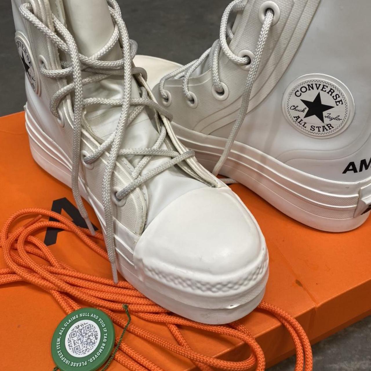 CONVERSE AMBUSH WHITE BOOTS 💦 worn quite a bit but... - Depop