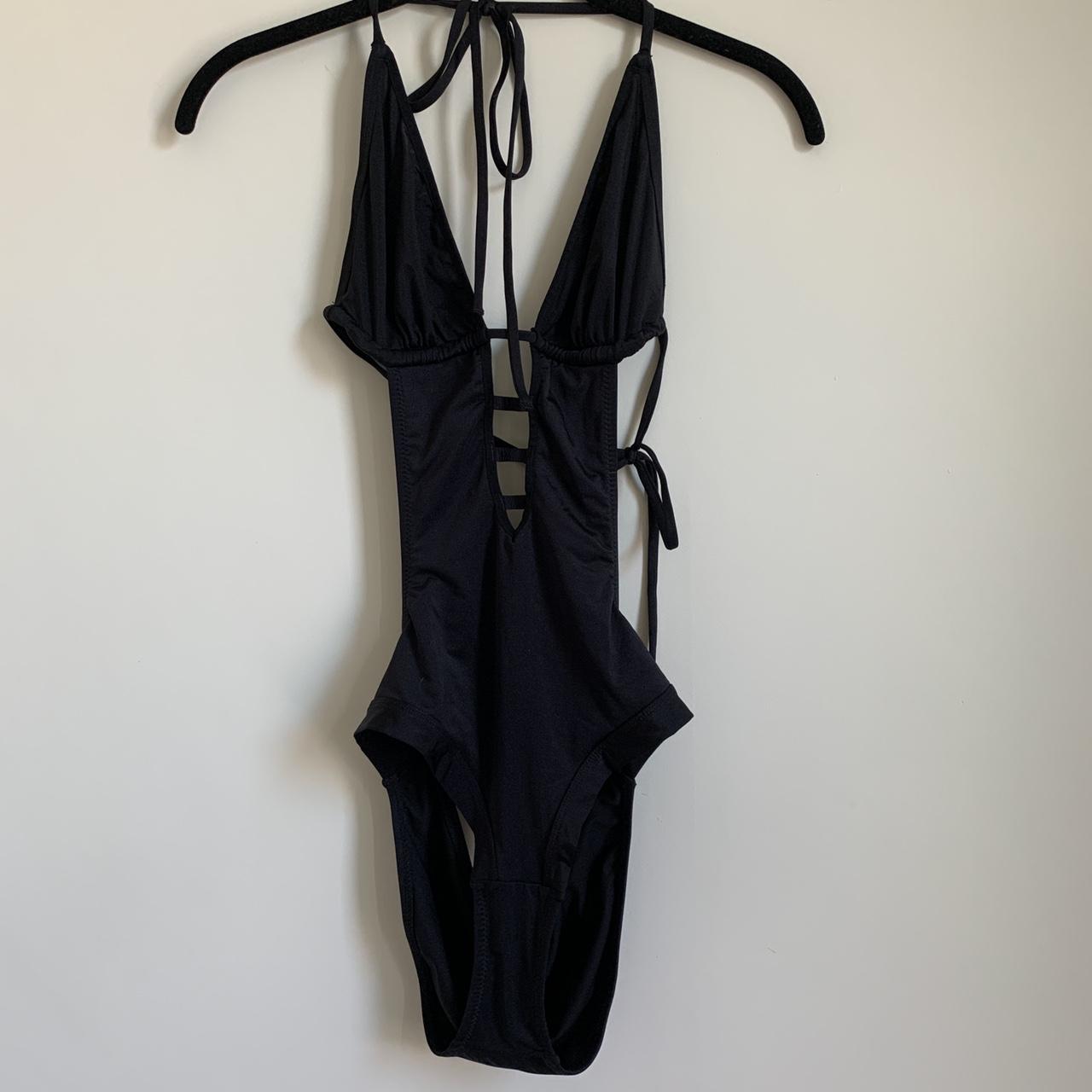 cut out strappy onesie bikini/bodysuit, by Pour Moi.... Depop