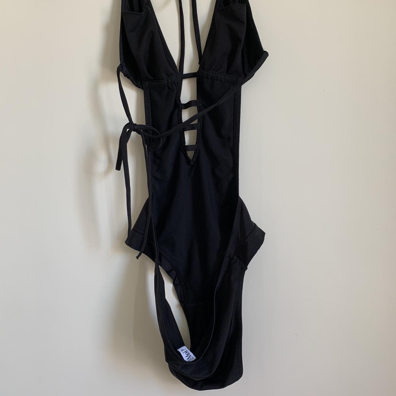 cut out strappy onesie bikini/bodysuit, by Pour Moi.... Depop