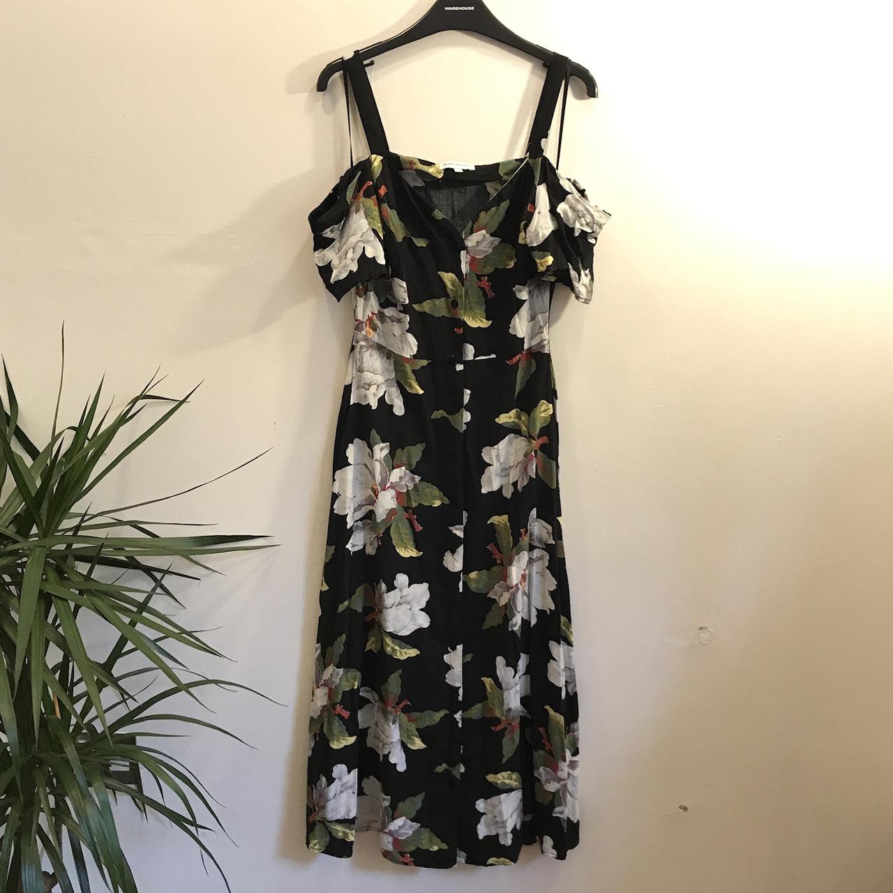 Warehouse cold sale shoulder dress